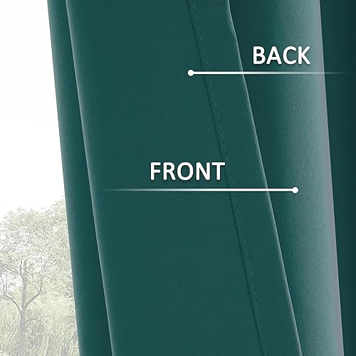 Miniatura 3 de HUTO Paneles de cortinas opacas para dormitorio, 84 pulgadas, ahorro de energía, aislamiento térmico, protección de privacidad, ojales de cobre