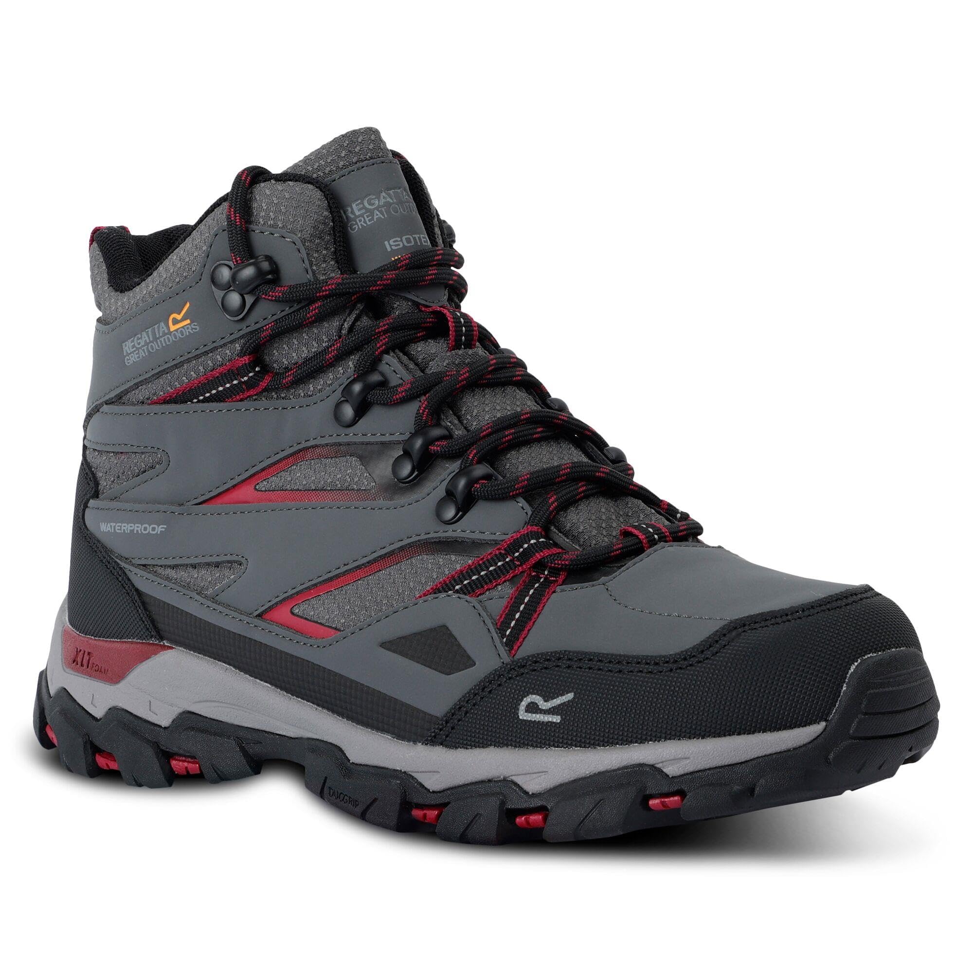 Regatta Women's Holcombe III Walking Shoes Water Resistant Padded Durable Hiking Footwear