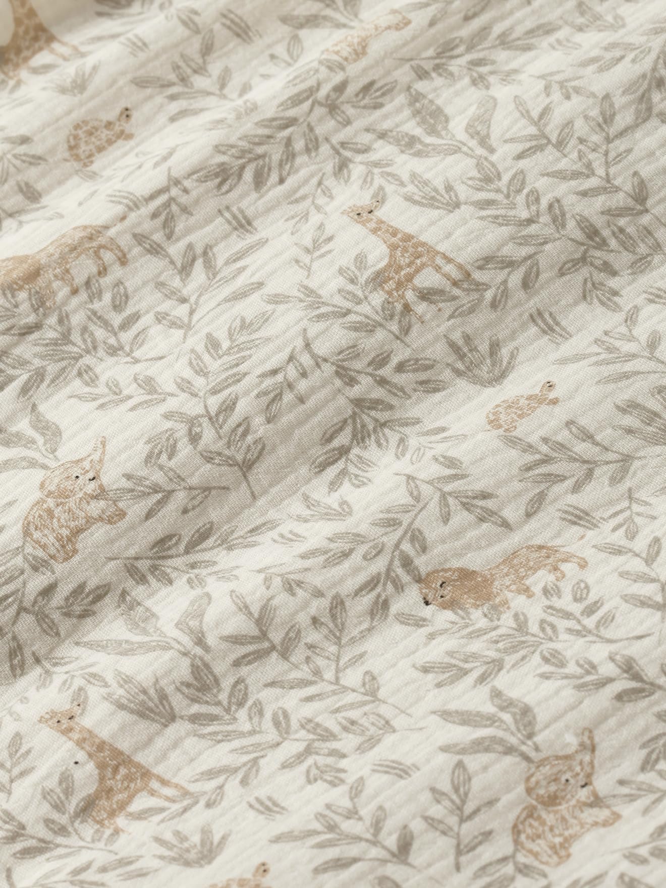 Vertbaudet Baby Spieldecke/Laufstalleinlage Babylon Oeko-Tex beige Bedruckt 75X100