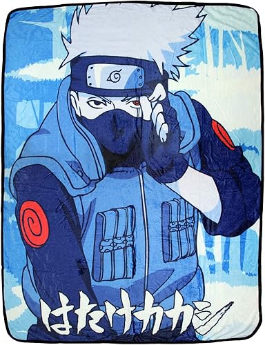 Seven Times Six Naruto Shippuden Kakashi Hatake - Manta de forro polar súper afelpado