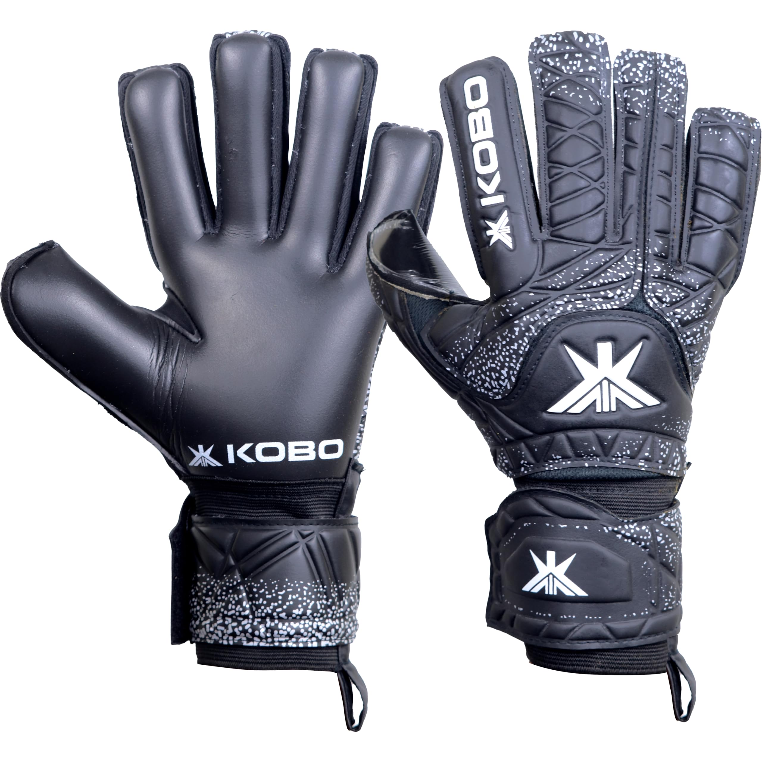 Kobo GKG-36 Football Goal Keeper Gloves with German Latex Contact Palm-image-33