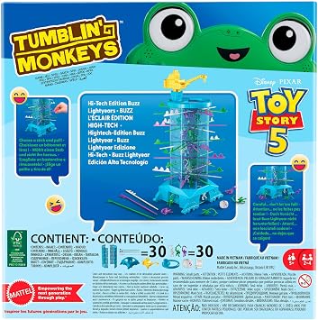 Mattel Games Tumblin’ Monkeys Disney and Pixar’s Toy Story 5