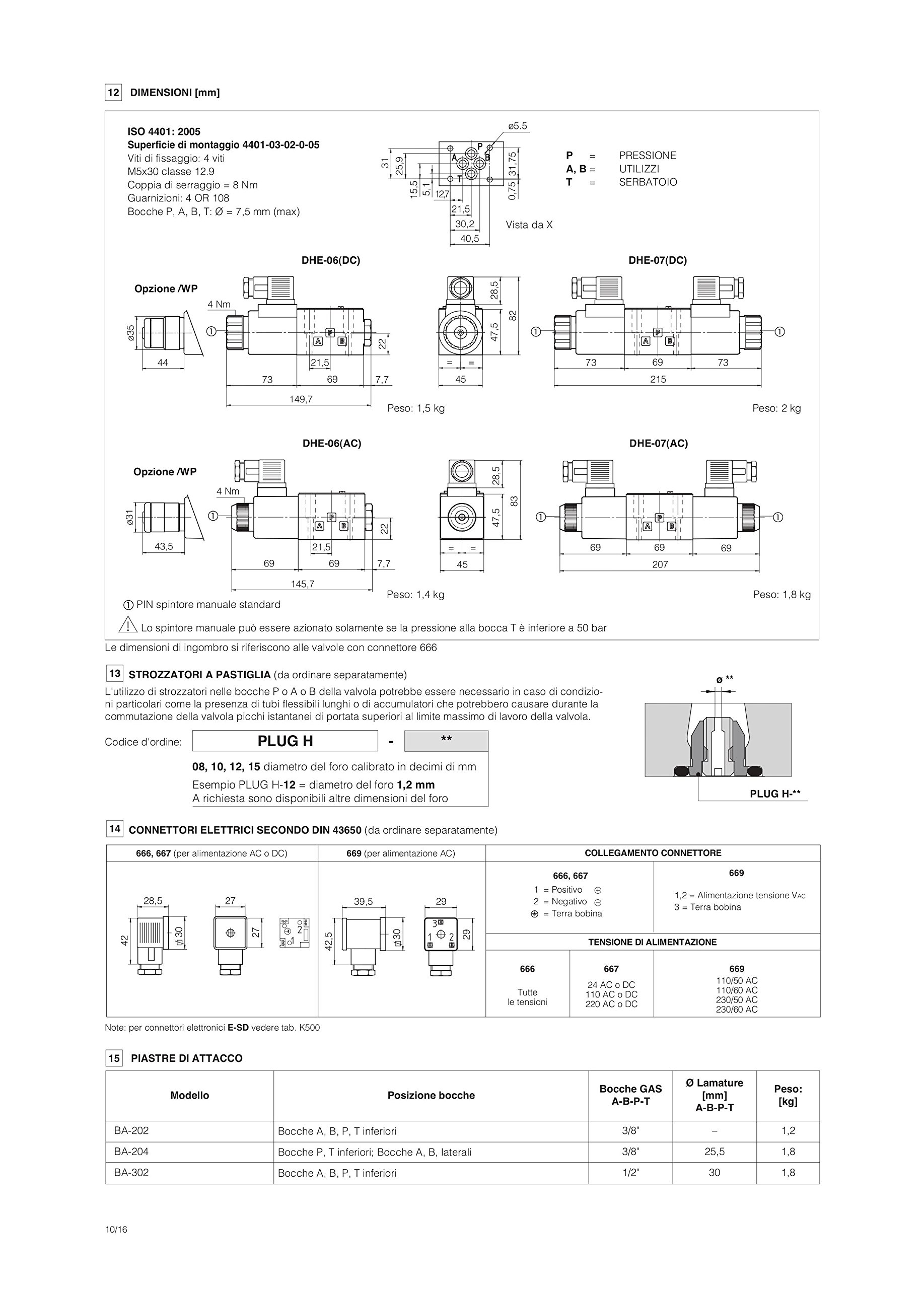 Électrovanne Atos DHE-0631/2-X 24DC