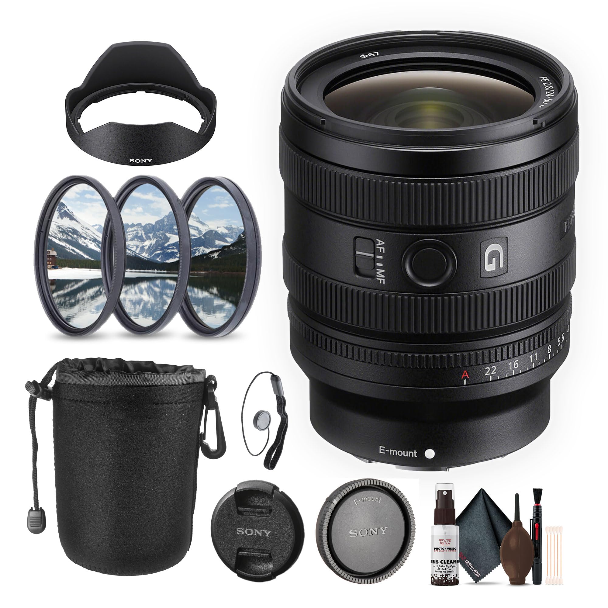 Amazon.com : Sony FE 24-50mm f/2.8 G Lens E Mount (SEL2450G) +