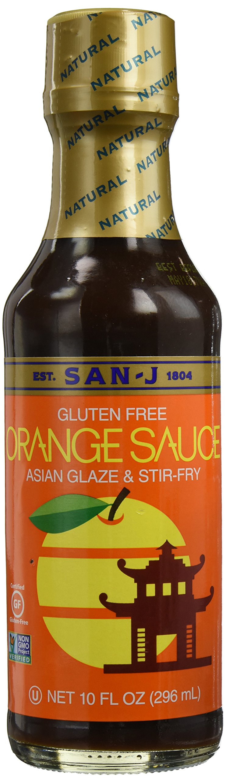 San-J Gluten Free Orange Sauce (6x10oz) ( Value Bulk Multi-pack)