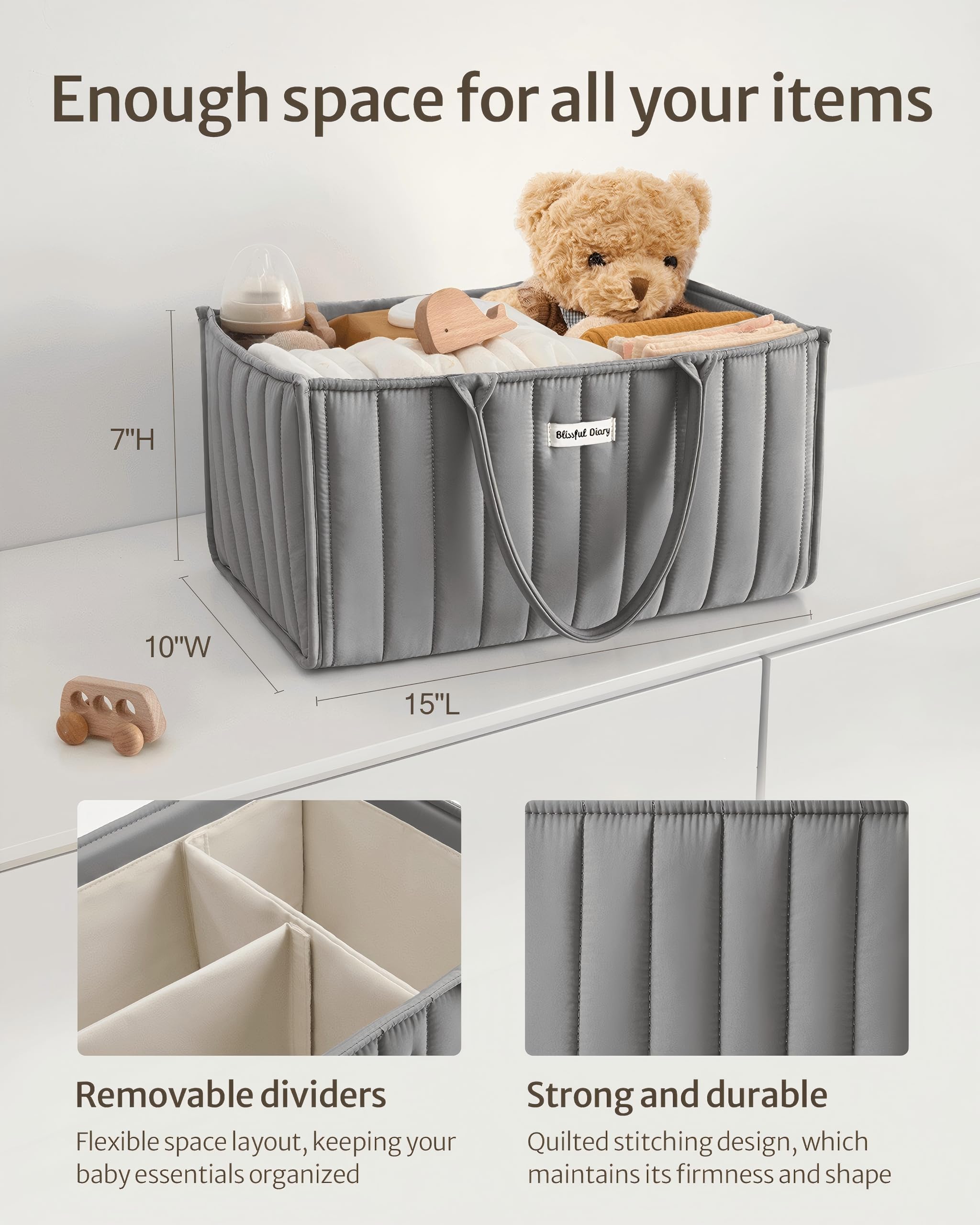 Blissful Diary Nappy Caddy Organiser - Image 3