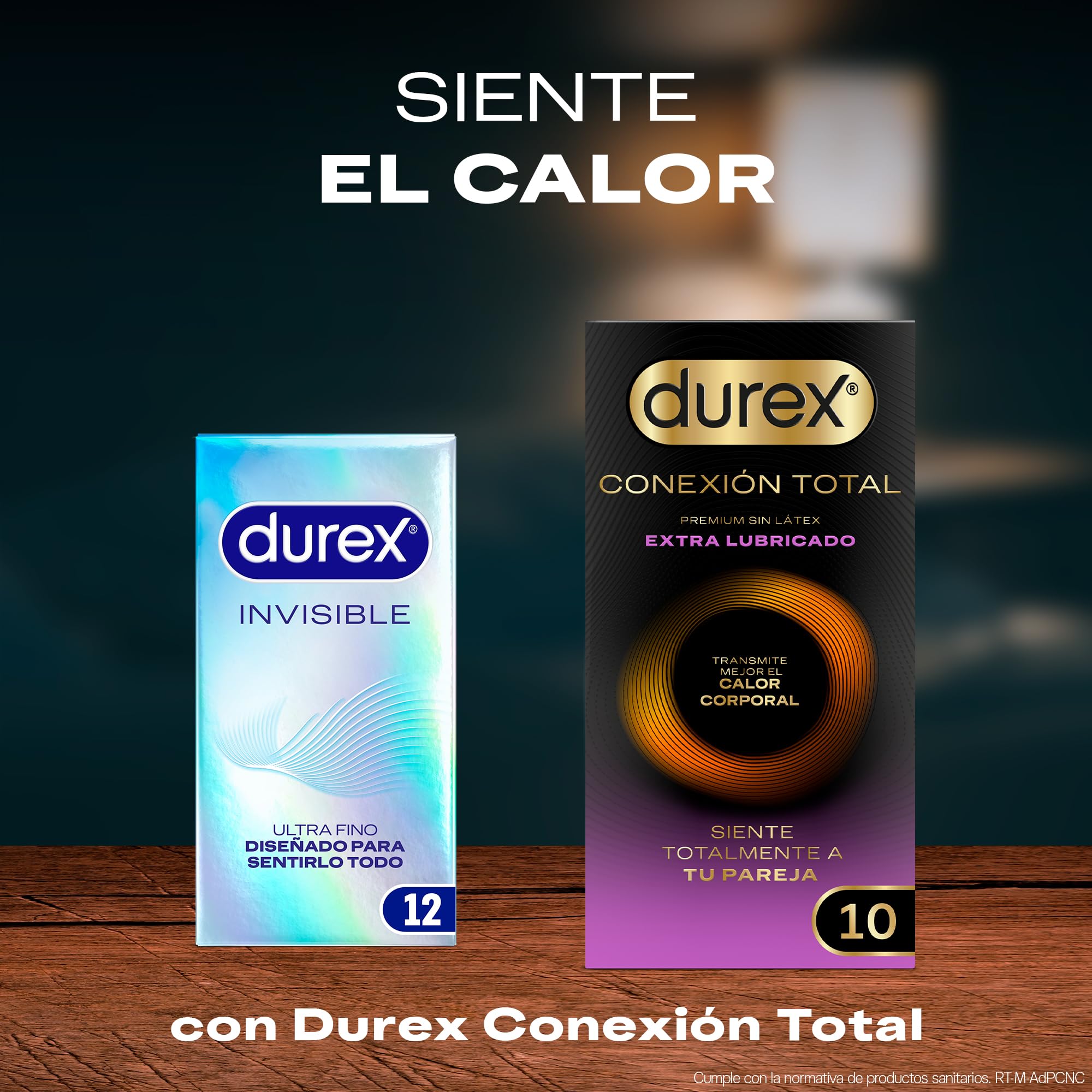 Durex Preservativos Invisible, Ultra fino, el más fino de Durex, pack 96 condones