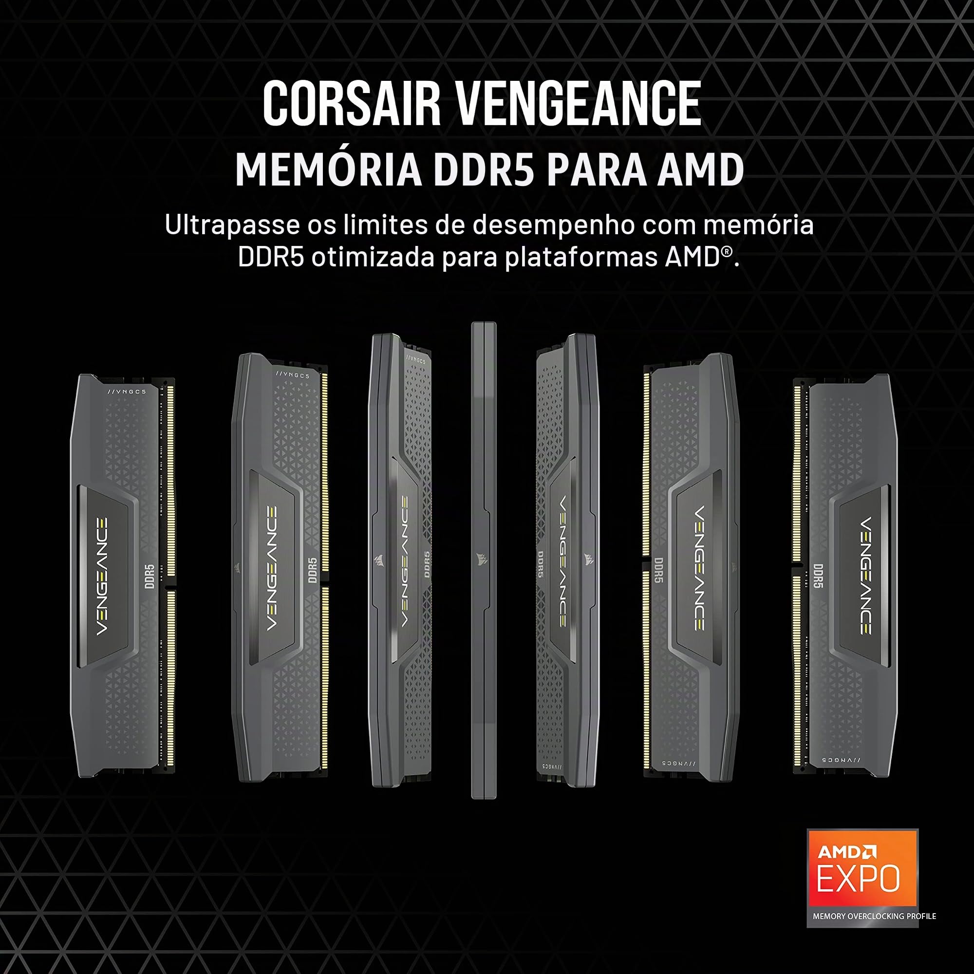 メモリー Vengeance DDR5 64GB (32GBx2) 6000MT/s CORSAIR VENGEANCE DDR5 64GB (2x32GB) DDR5 6000MHz CL40 AMD EXPO