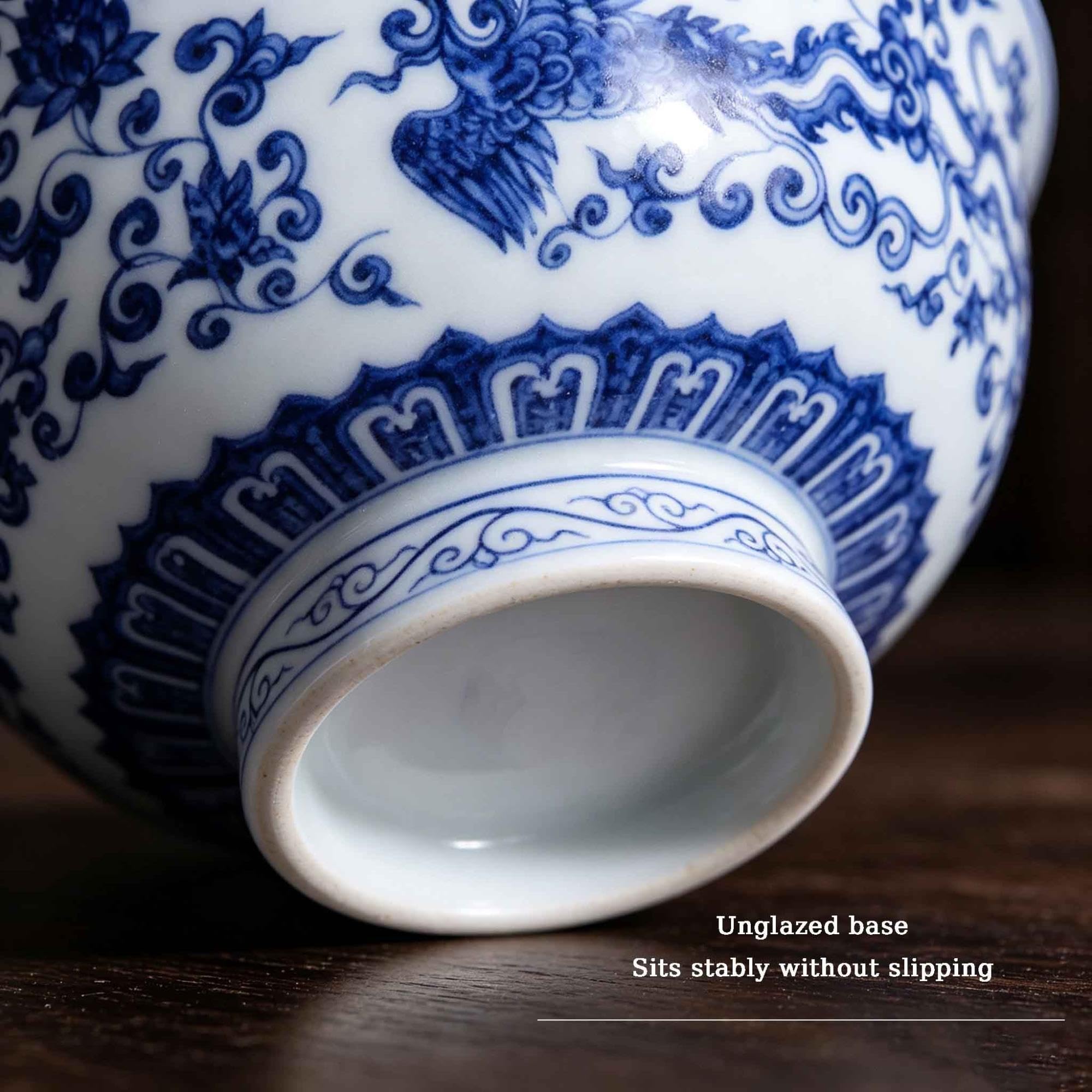 Chinese Style Ceramic Bowl,Servierschalen Reisschale,2 teiliges Set