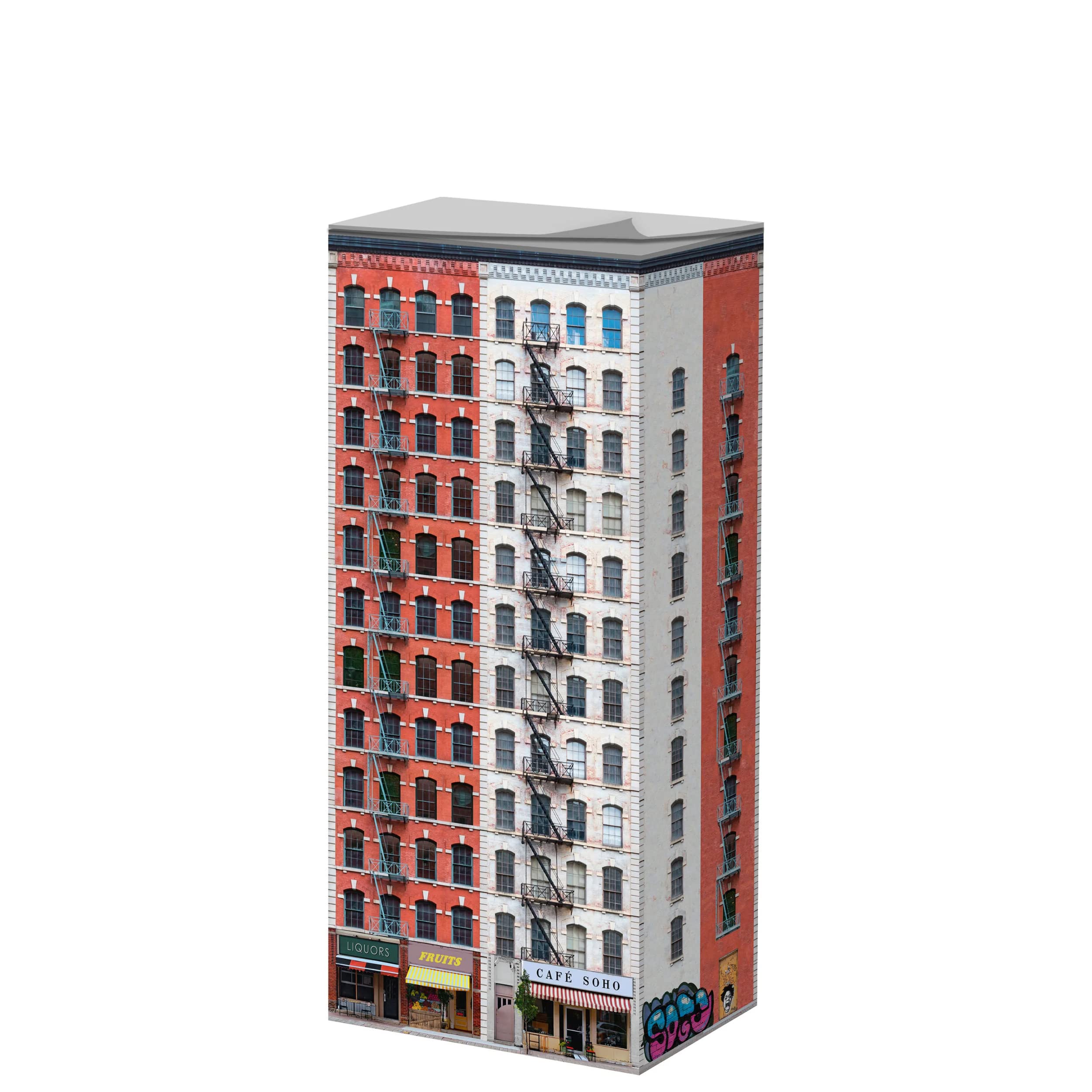 Paperscraper Townhouse Soho Notizzettel 2.000 Notizzettel, 11 x 7 x 25 cm