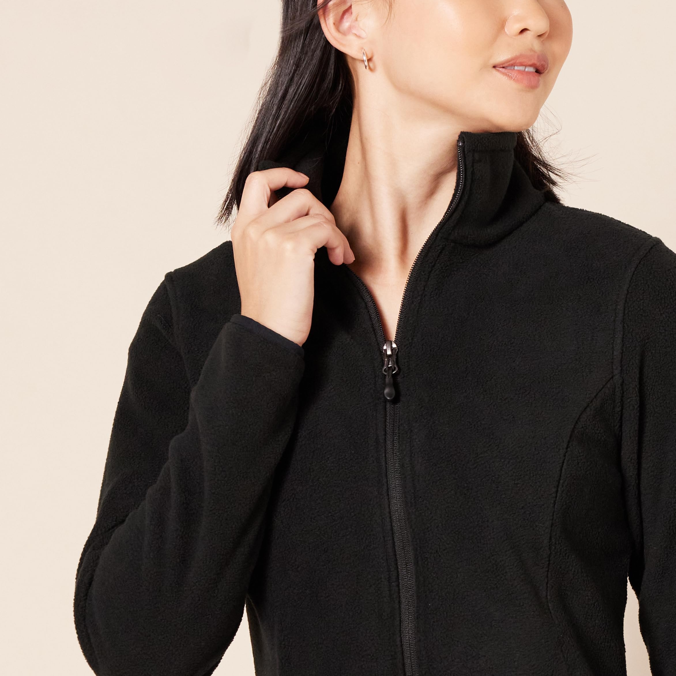 Amazon Essentials Giacca in Pile Morbido con Cerniera Intera Classico (Disponibile in Taglie Forti) Donna