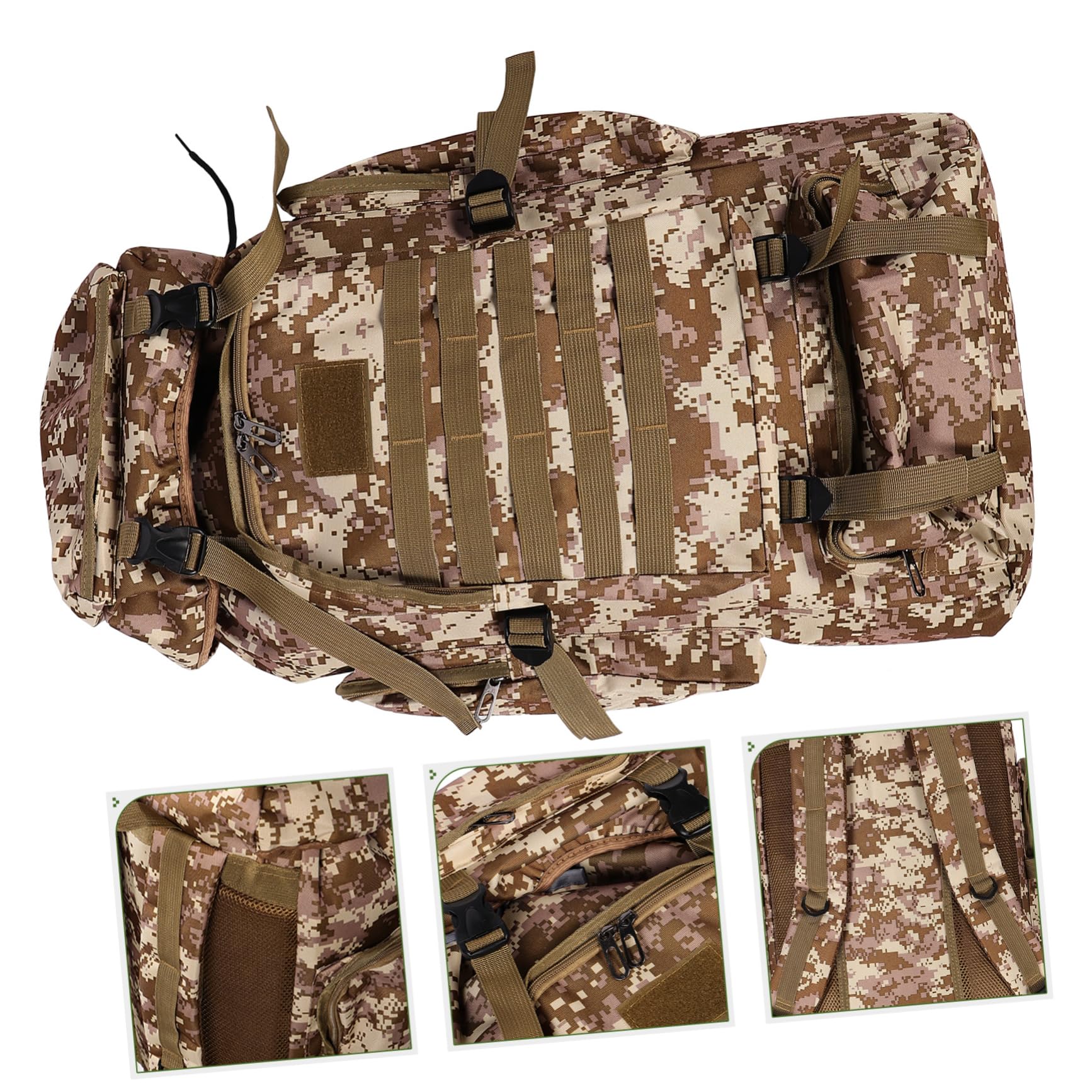 KOMBIUDA L Panno di Oxford Impermeabile Casual Borsa da Trekking Posteriore Viaggio All'Aperto Indietro Indietro Mens Borsa da Viaggio Posteriore per I Viaggi di Campeggio Borse da