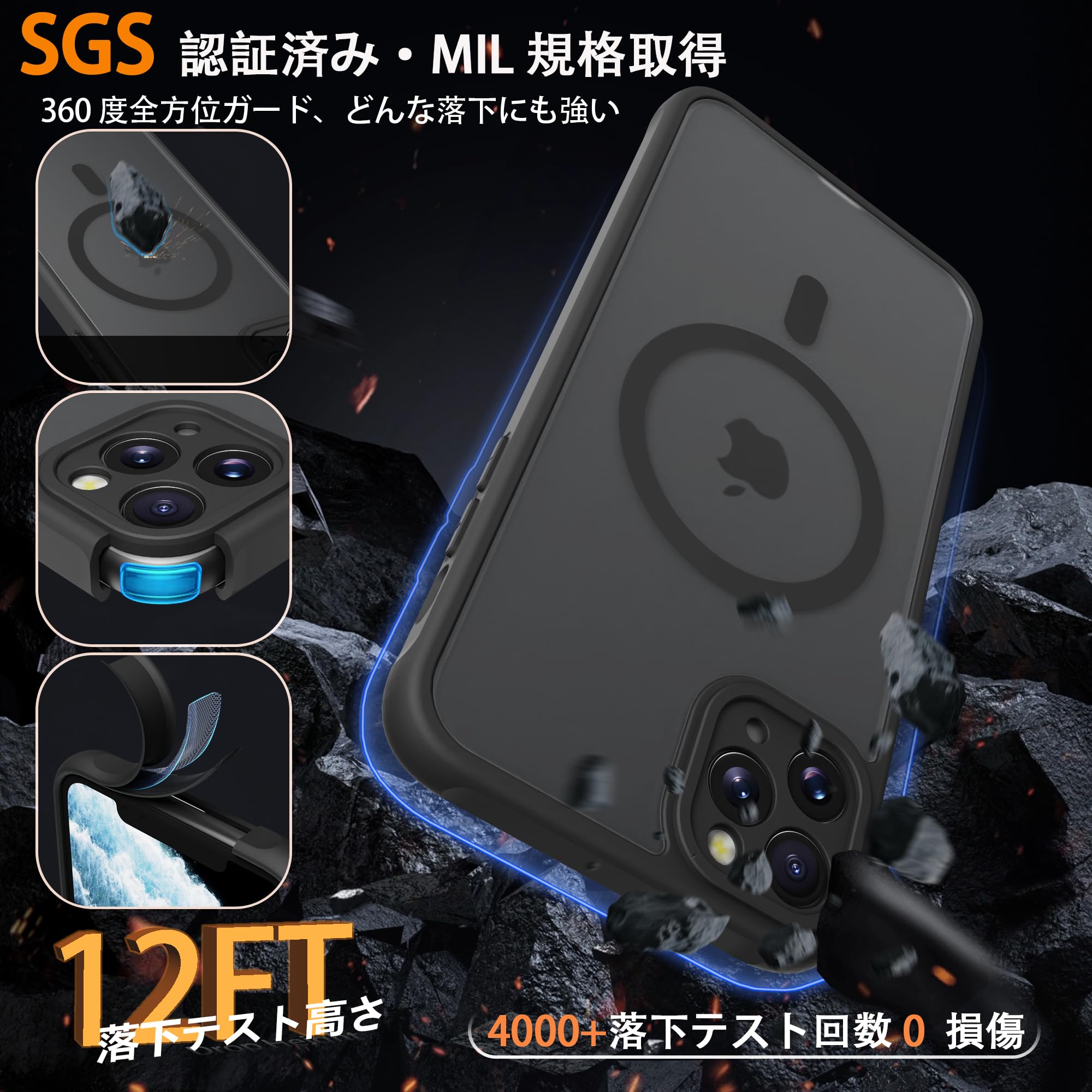 Amazon.co.jp: iPhone 11 Pro ケース 半透明 MagSafe対応 iphone11pro