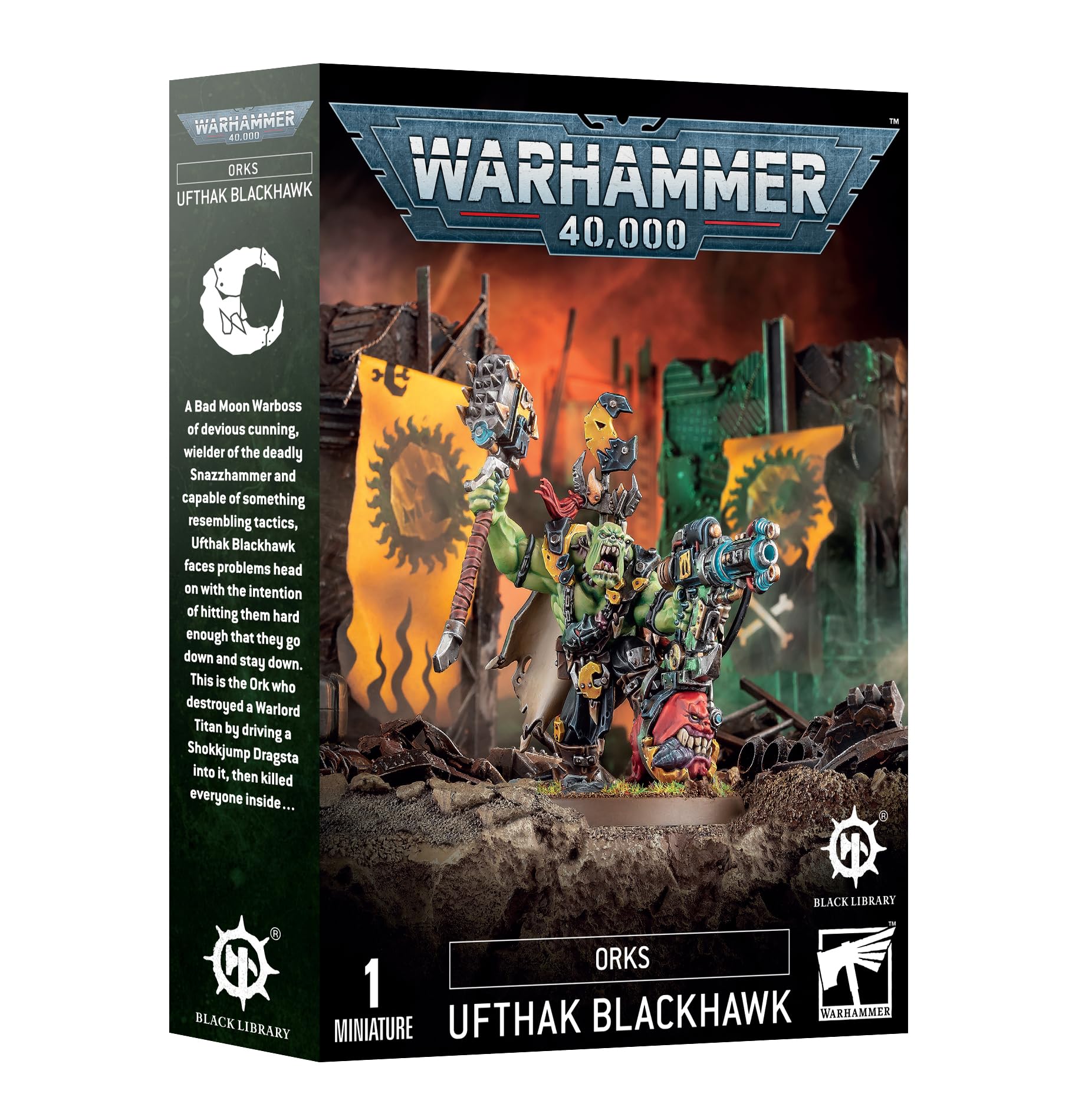 Games Workshop - Warhammer 40K - Orks - Ufthak Blackhawk : Amazon