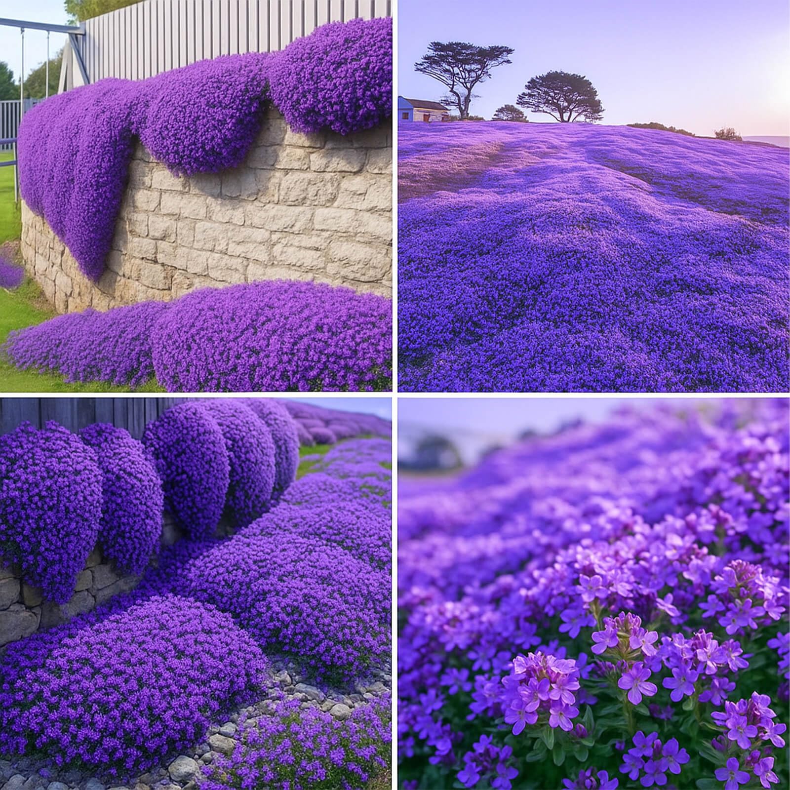 Amazon.com : 30,000+ Purple Creeping Thyme Seeds (Thymus praecox