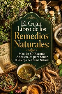 El Gran Libro de los Remedios Naturales: Mas de 80 Recetas Ancestrales para Sanar el Cuerpo de Forma Natural (Spanish Edition)
