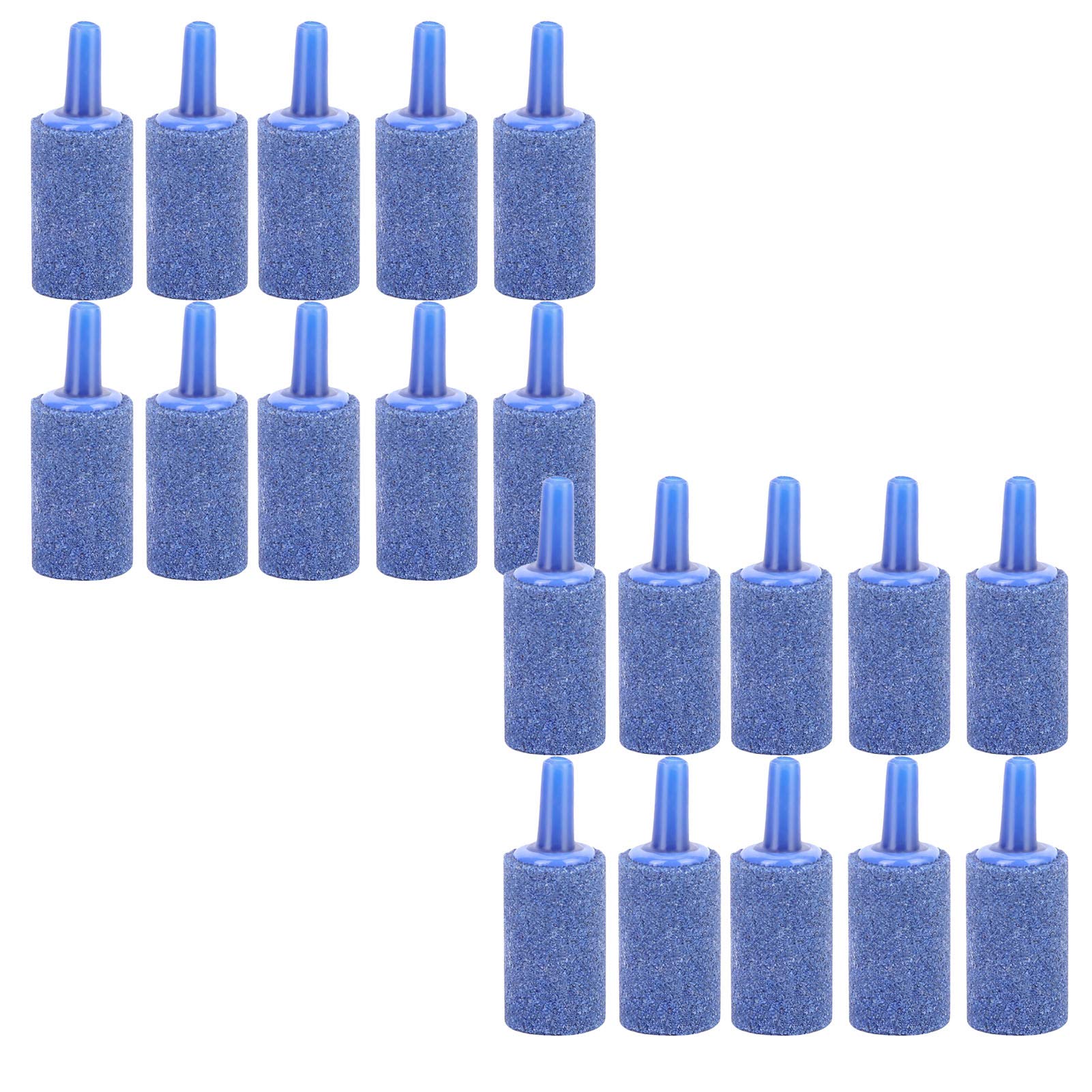 Buy 20PCS Blue Sandstone Cylinder Shape Aquarium Aeration Bubble Stone