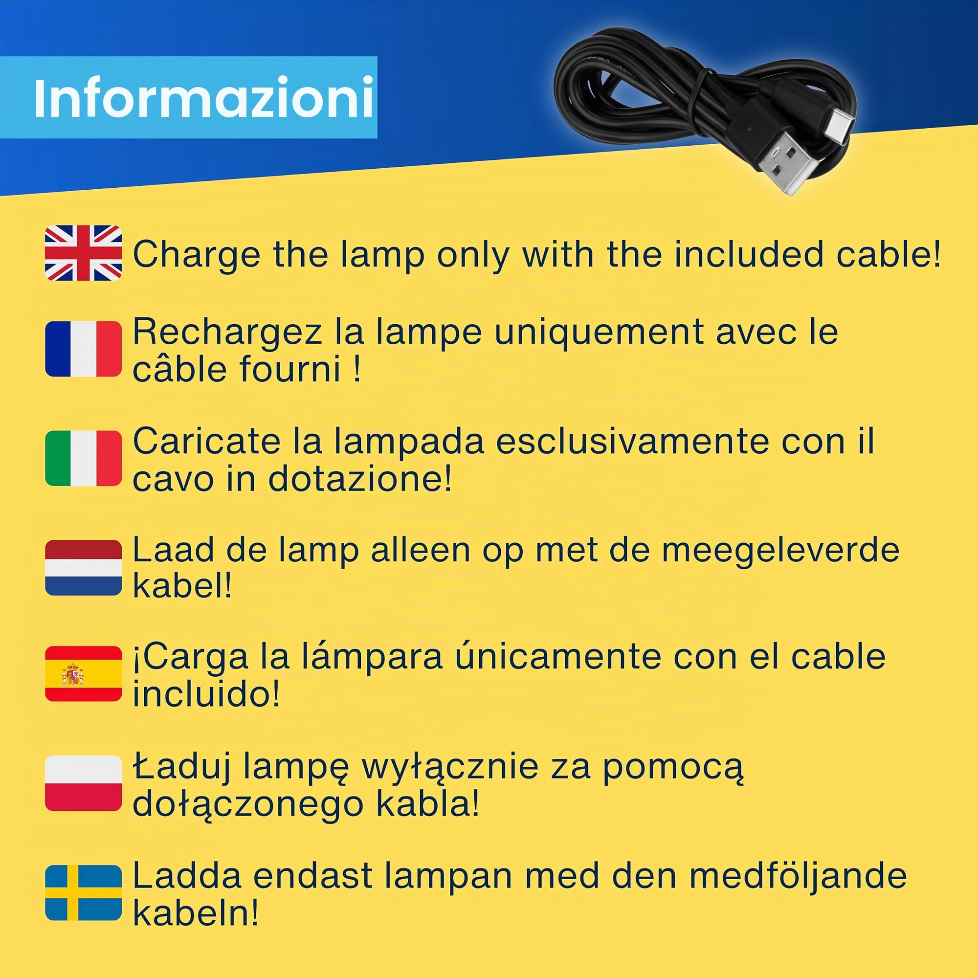 REV Lampada per monitor USB con batteria di emergenza, ca. 60 minuti, 49 cm, morsetto, 130 lm, 3 colori, nero