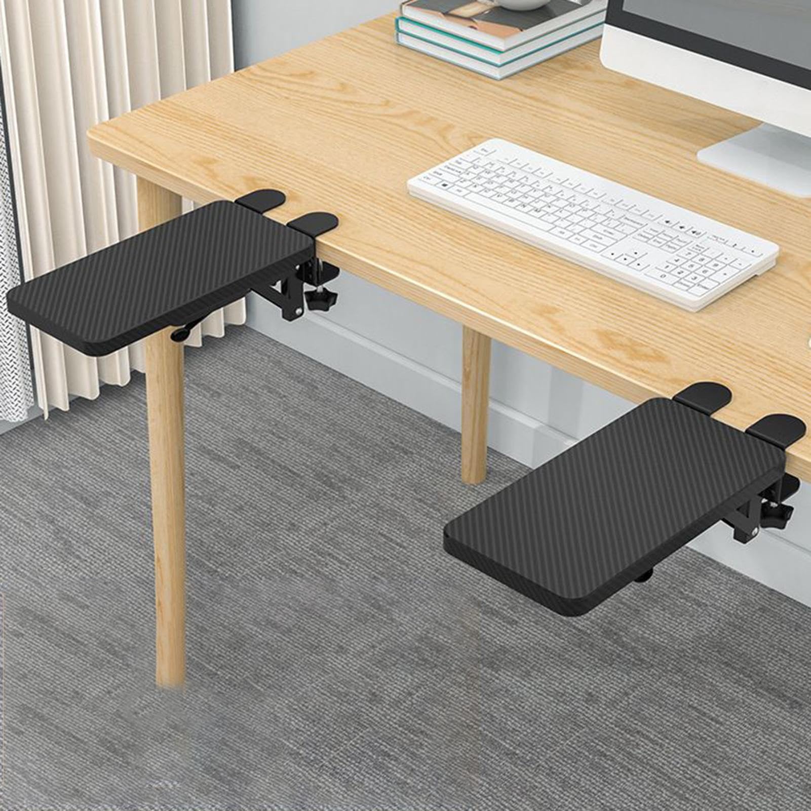 De Escritorio Almohadilla Ergonómica con Clip sin Taladro