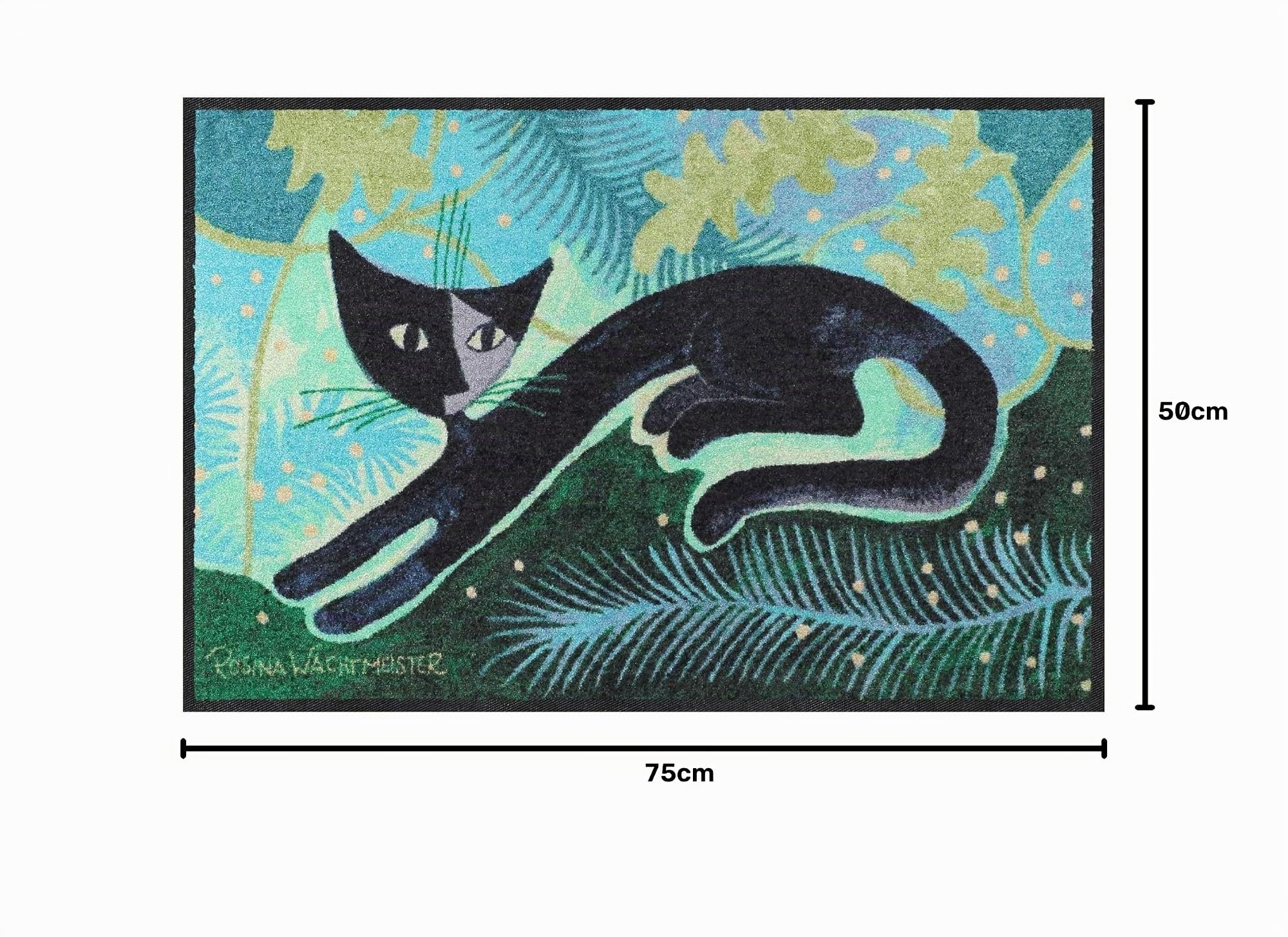 Rosina Wachtmeister Fußmatte Nuovi Foglie 050x075 by Salonloewe Fußabtreter außen, Hauseingang, Schmutzfangmatte