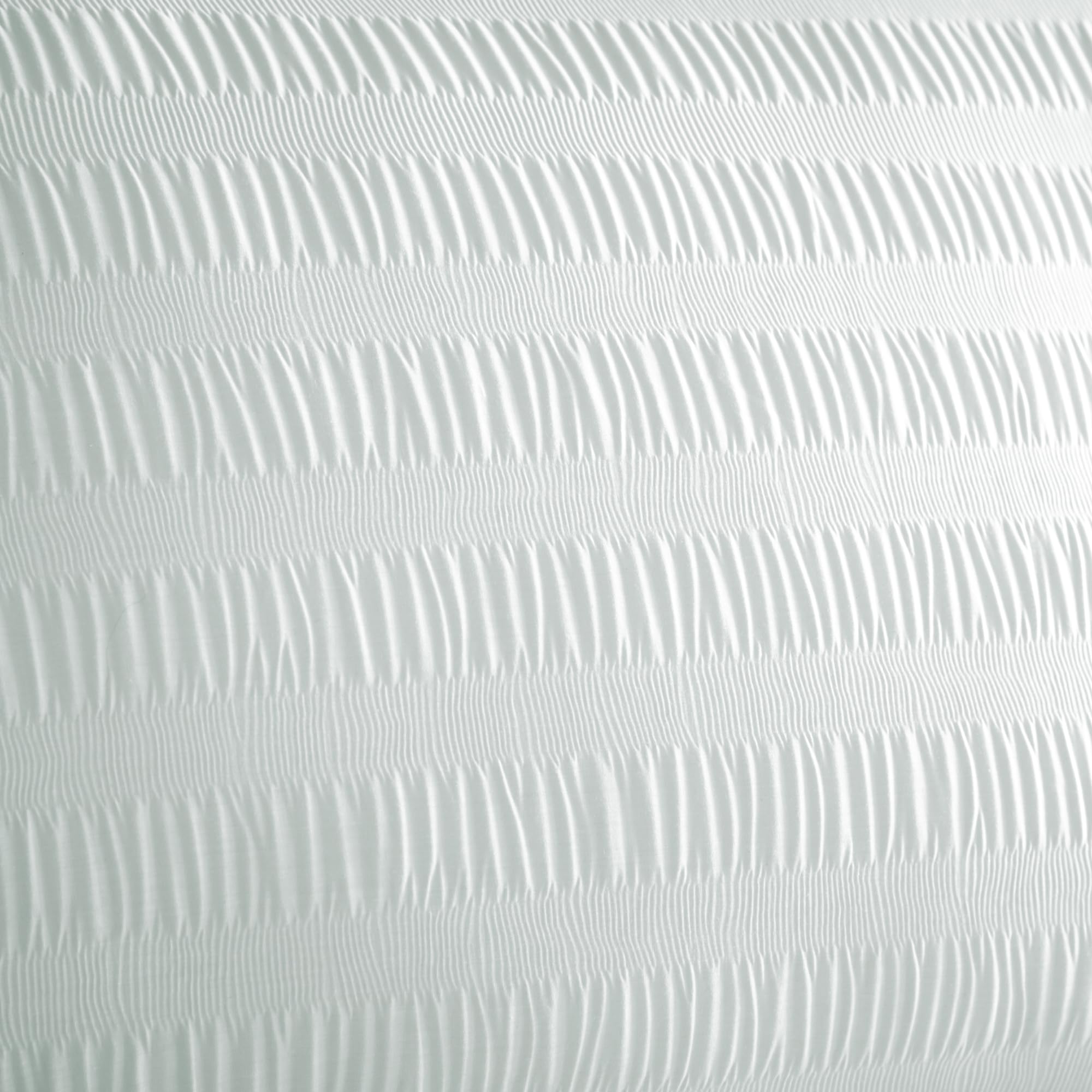 Serene Duck Egg Blue Seersucker Duvet Cover, Double Size 200 x 200cm, Soft Touch Textured Bedding, Railroad Stripe - Image 3