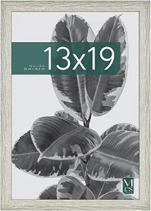 MCS Studio Gallery 13x19 Picture Frame Gray Woodgrain, Rectangle Photo Frame for Photos, Posters & Art Prints (1-Pack)