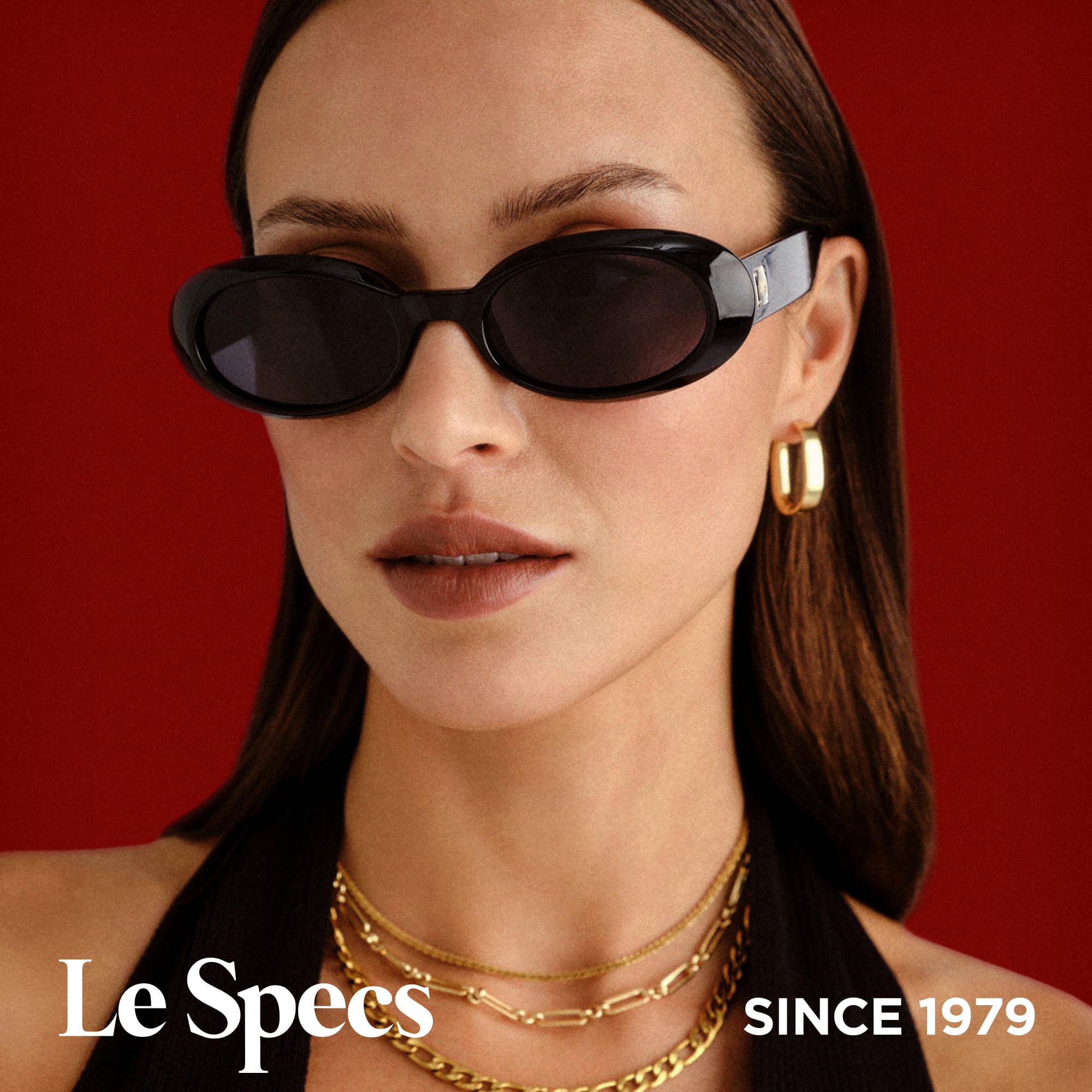 Le Specs WORK IT! Occhiali da sole da donna, forma ovale con alta protezione UV