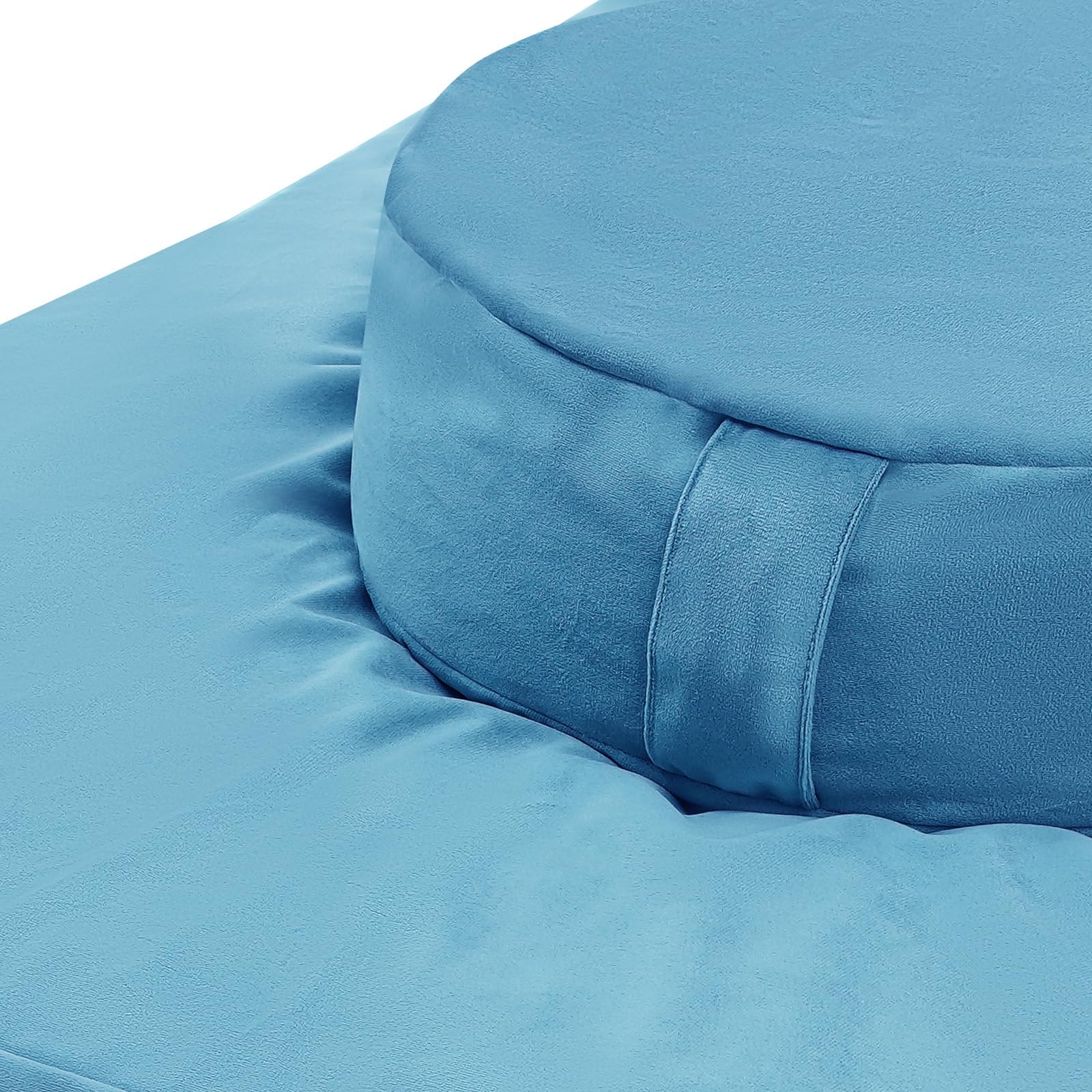WooDerson Set di cuscini da meditazione, set di cuscini da meditazione, quadrati, con cuscino rotondo, moderni, per camera da letto, soggiorno, sala yoga