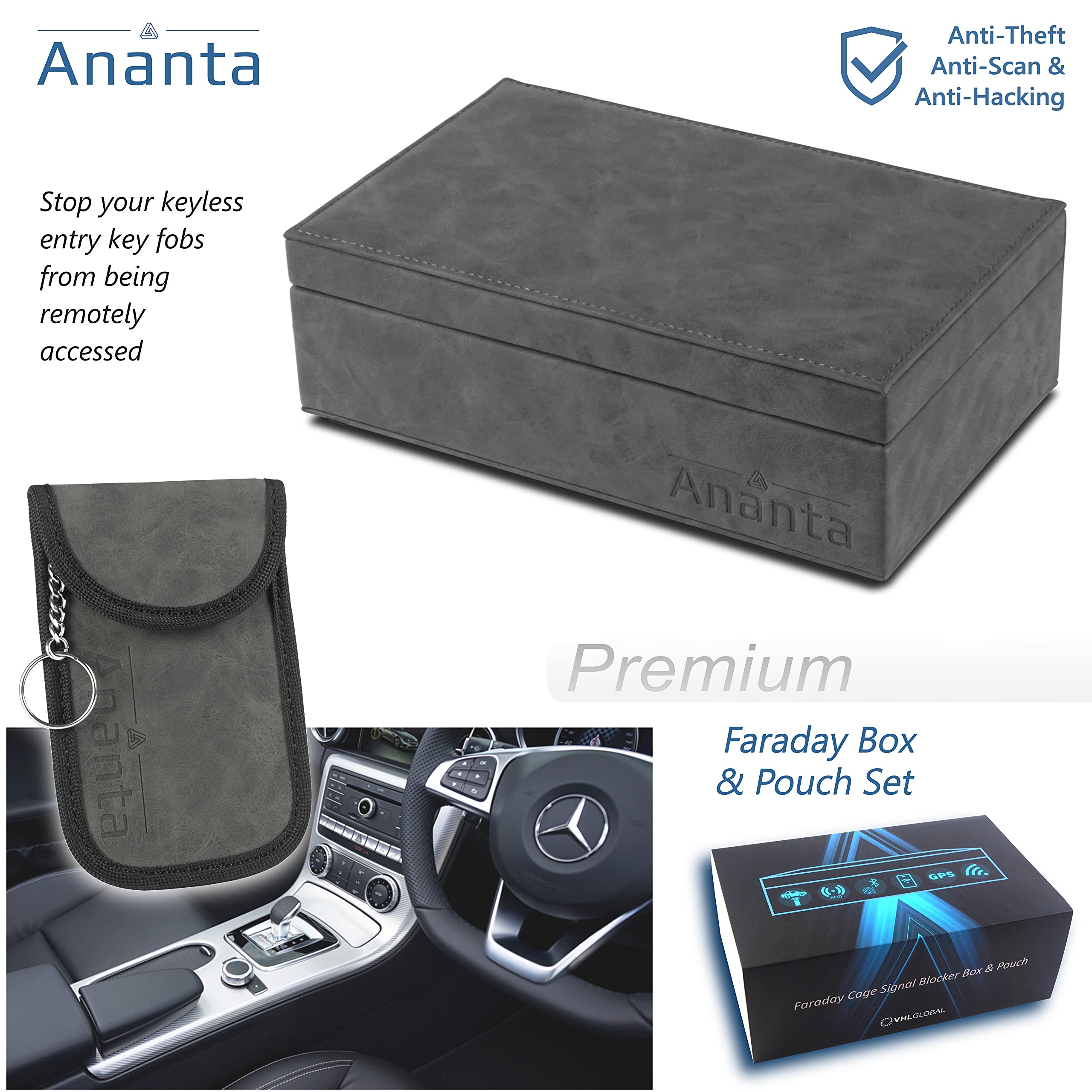 Faraday Box, Faraday Box Per Chiavi Auto - RFID Signal Blocker - Foto 7