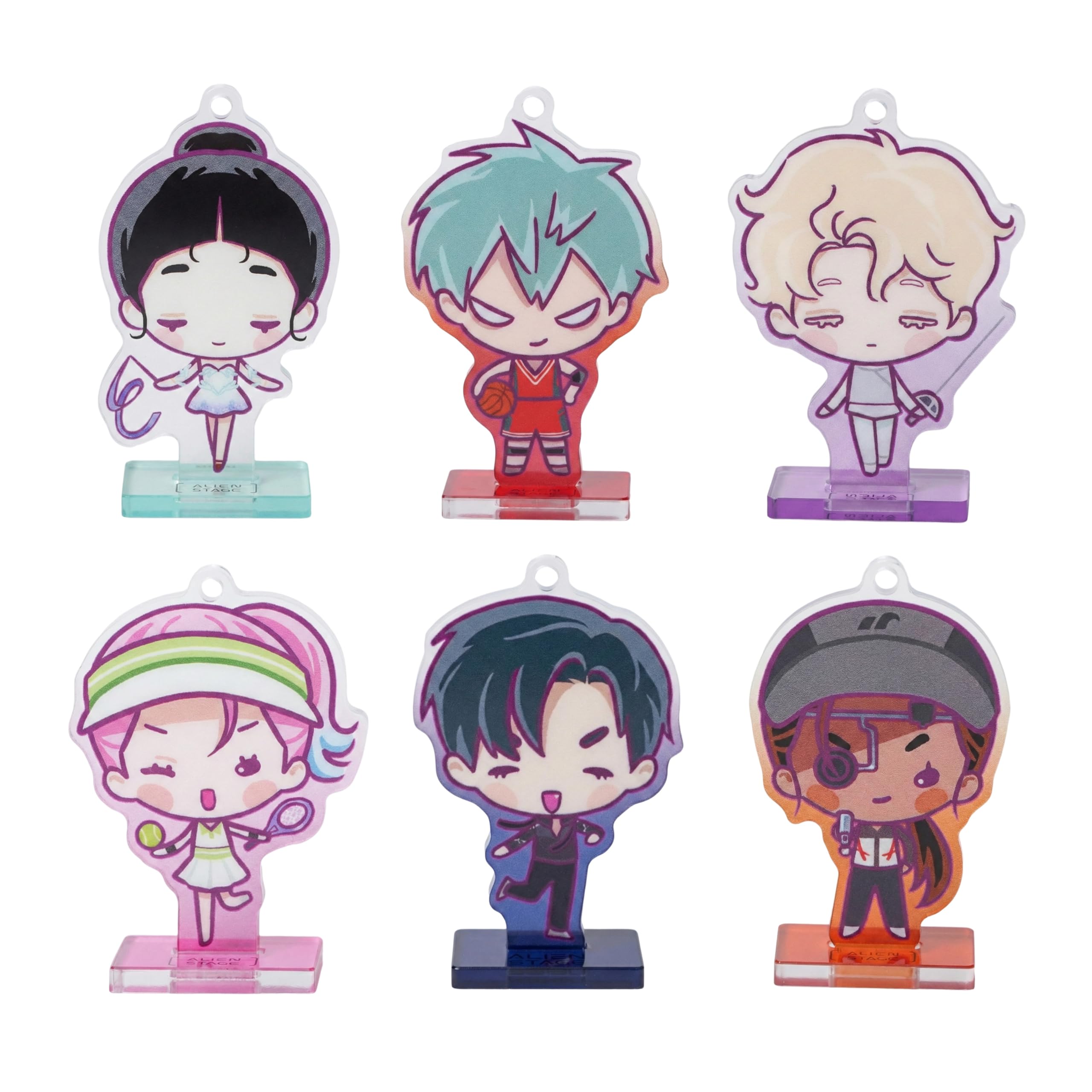 yjacuing Alien Stage Passion Love Series Blind Box Acrylic Figure Keyring Official ALNST 3rd Anniversary Merch-picture-43