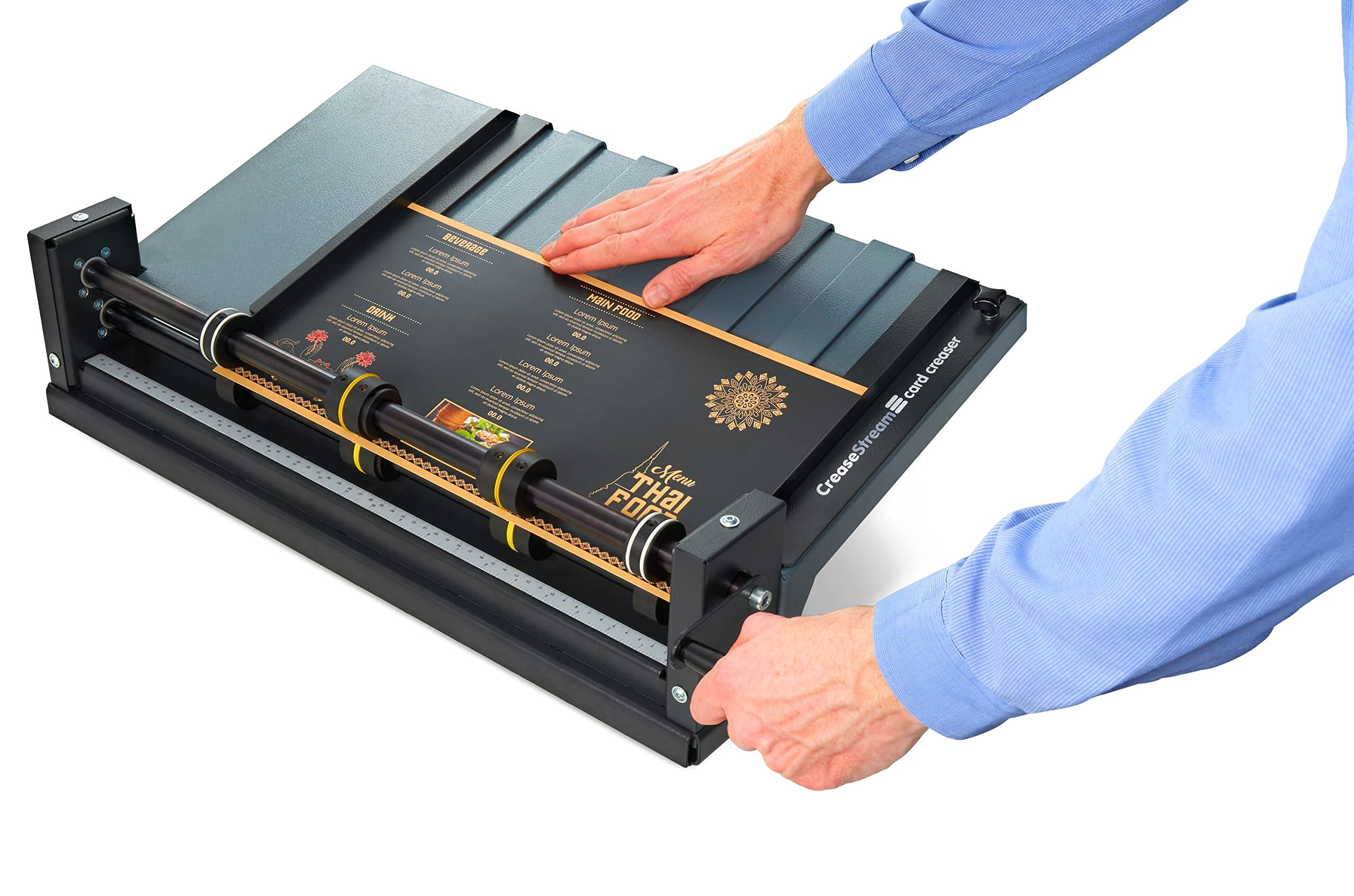 Paper Creaser Paper Scoring Machine CreaseStream Desktop Card Creaser Deluxe - Precision Crack Free Paper Creaser