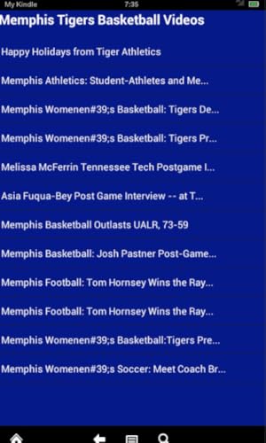 Memphis Basketball News(Kindle Tablet Edition)