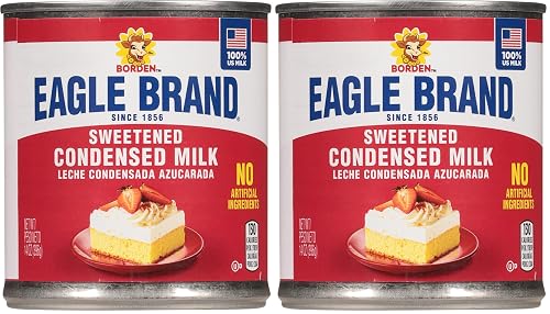 Eagle Brand 14oz Sweetened Condensed Milk, Great for Flan, Cooking,