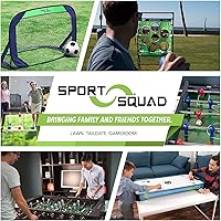 Vista 5 de JOOLA HIT MIT - Juego de red de bádminton portátil de altura ajustable - Red multideporte de competición para interior o exterior para jugar