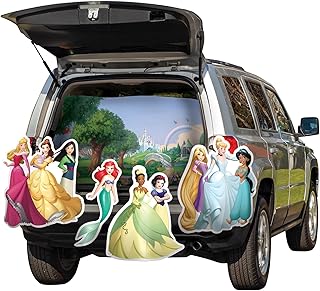 Disney Princess Treat Your Trunk Kit, Official Disney Trunk or Treat Car Decoration Set