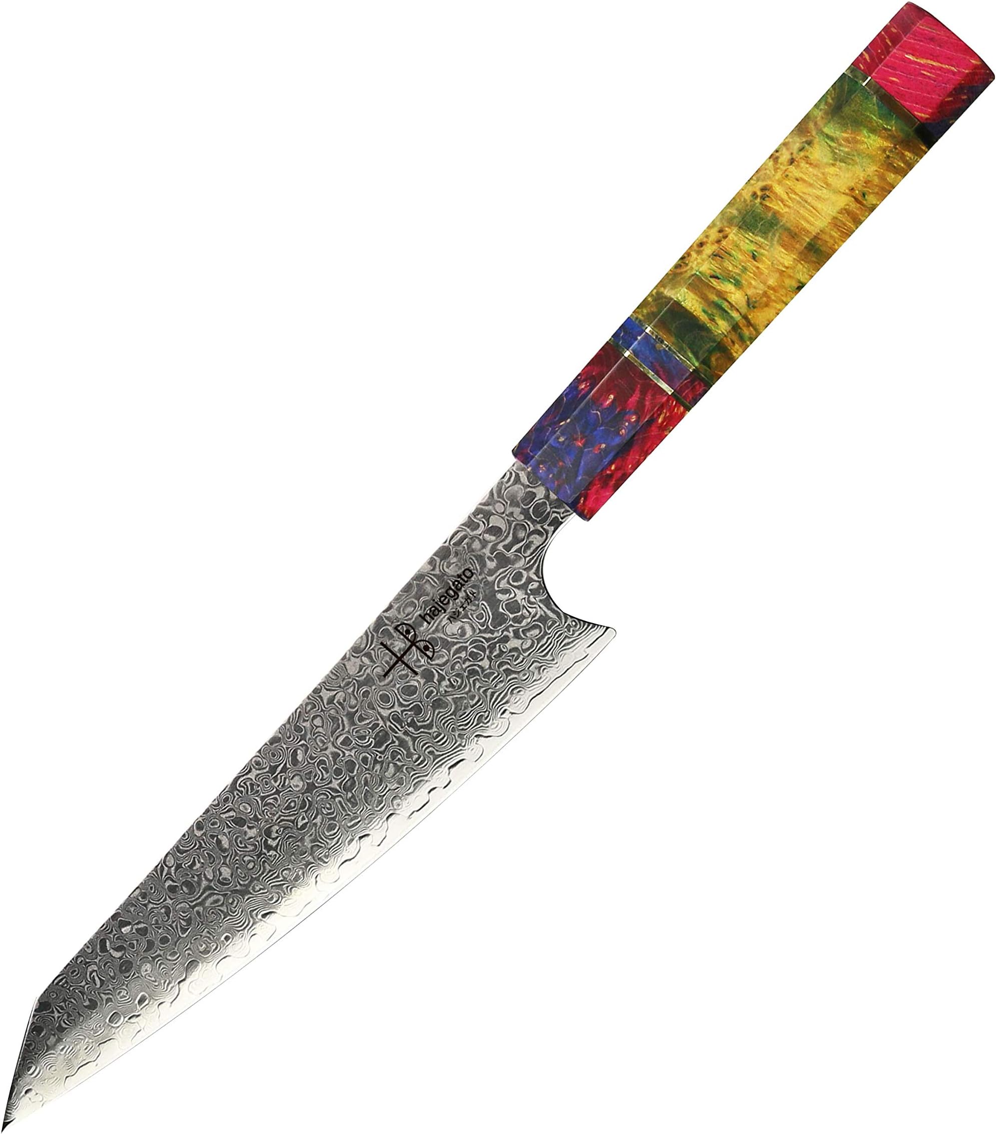Damascus Chef Knife Petty Unique One Of Kind Handle Professional 6 Inch Japanese Chefs Kitchen Knife Vg10 67 Layers Damascus Steel Knive with Sheath