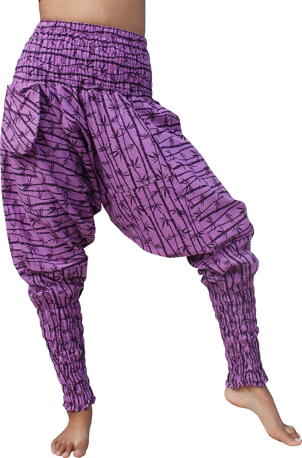 RaanPahMuang Pirate Renaissance Festival Costume Cotton Smock Calf Leg Pants
