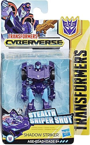 Miniatura 2 de Transformers E3633 Cyberverse Action Attackers: Scout Class Shadow Striker Figura de acción de juguete