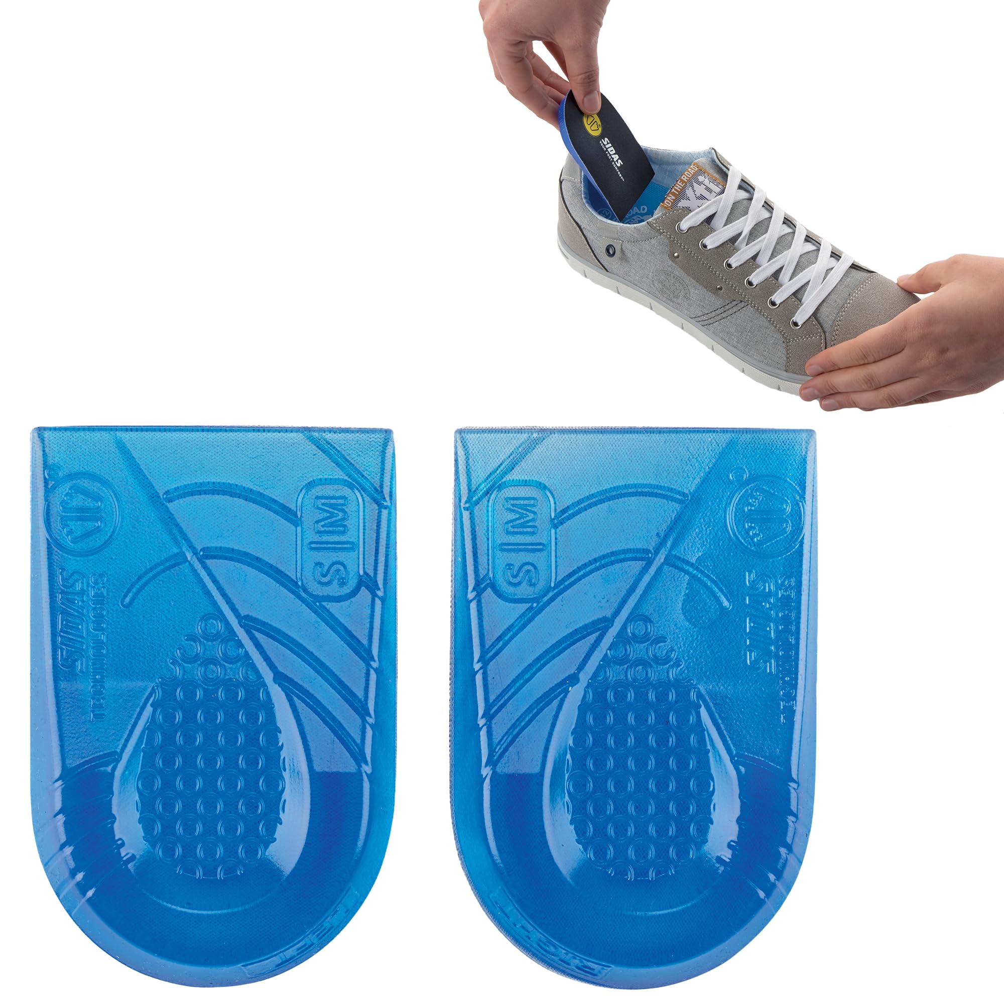 Sidas Gel Bone Spur Pads - Talonnettes gel X2,Blue,L / XL