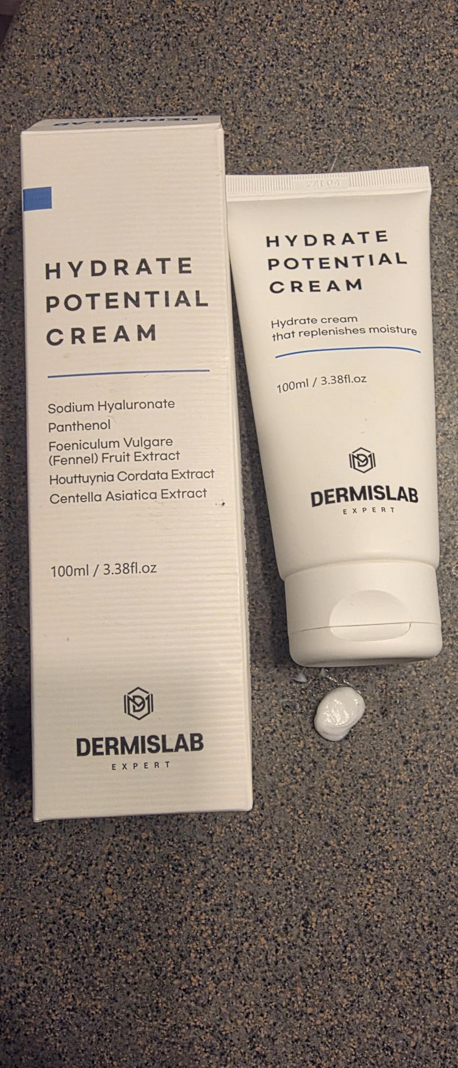DermisLab Hydrate Potential Cream – Korean Skincare Hyaluronic Acid & Ceramide Deep Hydration Face Cream | 100 ml / 3.38 oz