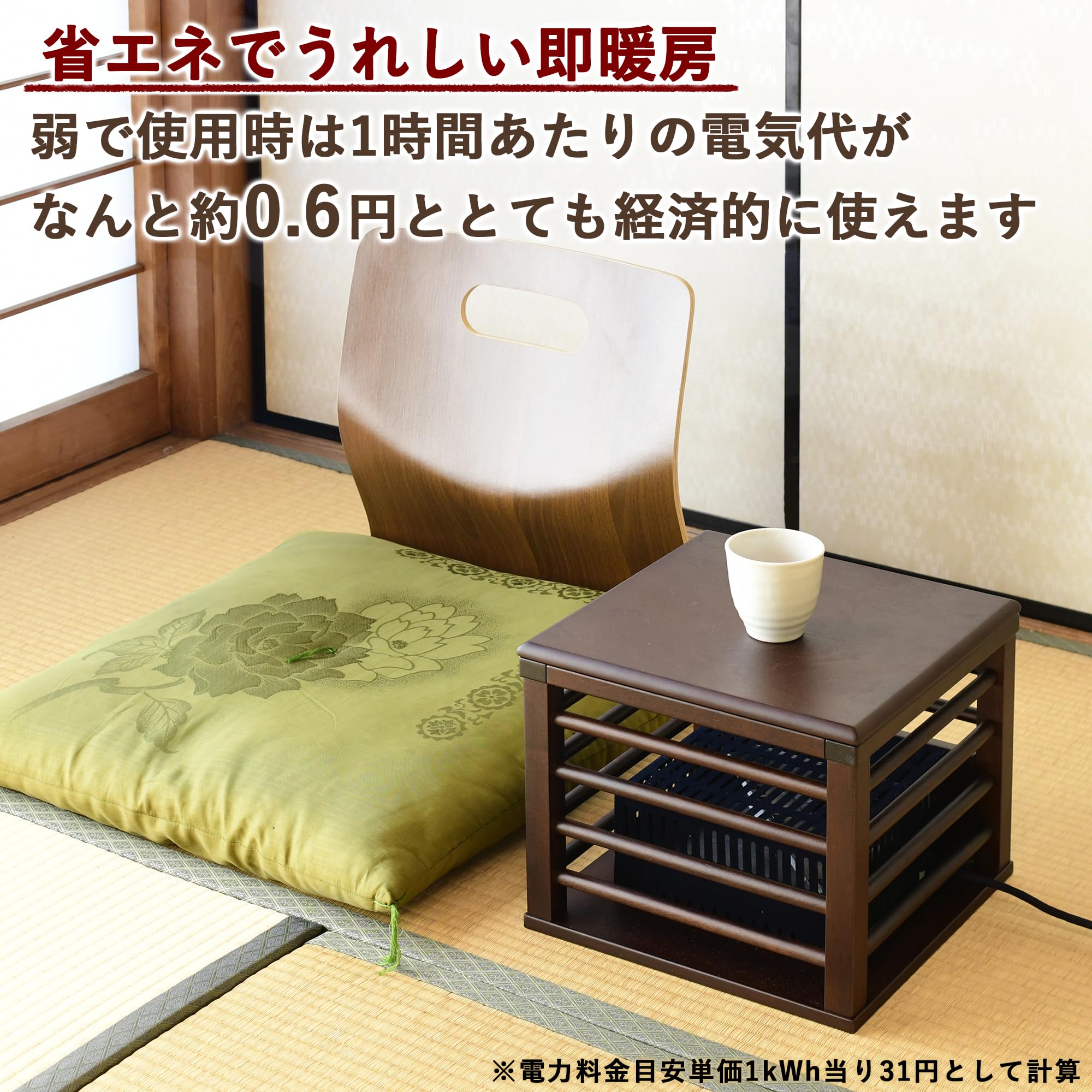 Amazon | メトロ電気工業 一人用 こたつ ミニ 天板付 省エネ (幅30 