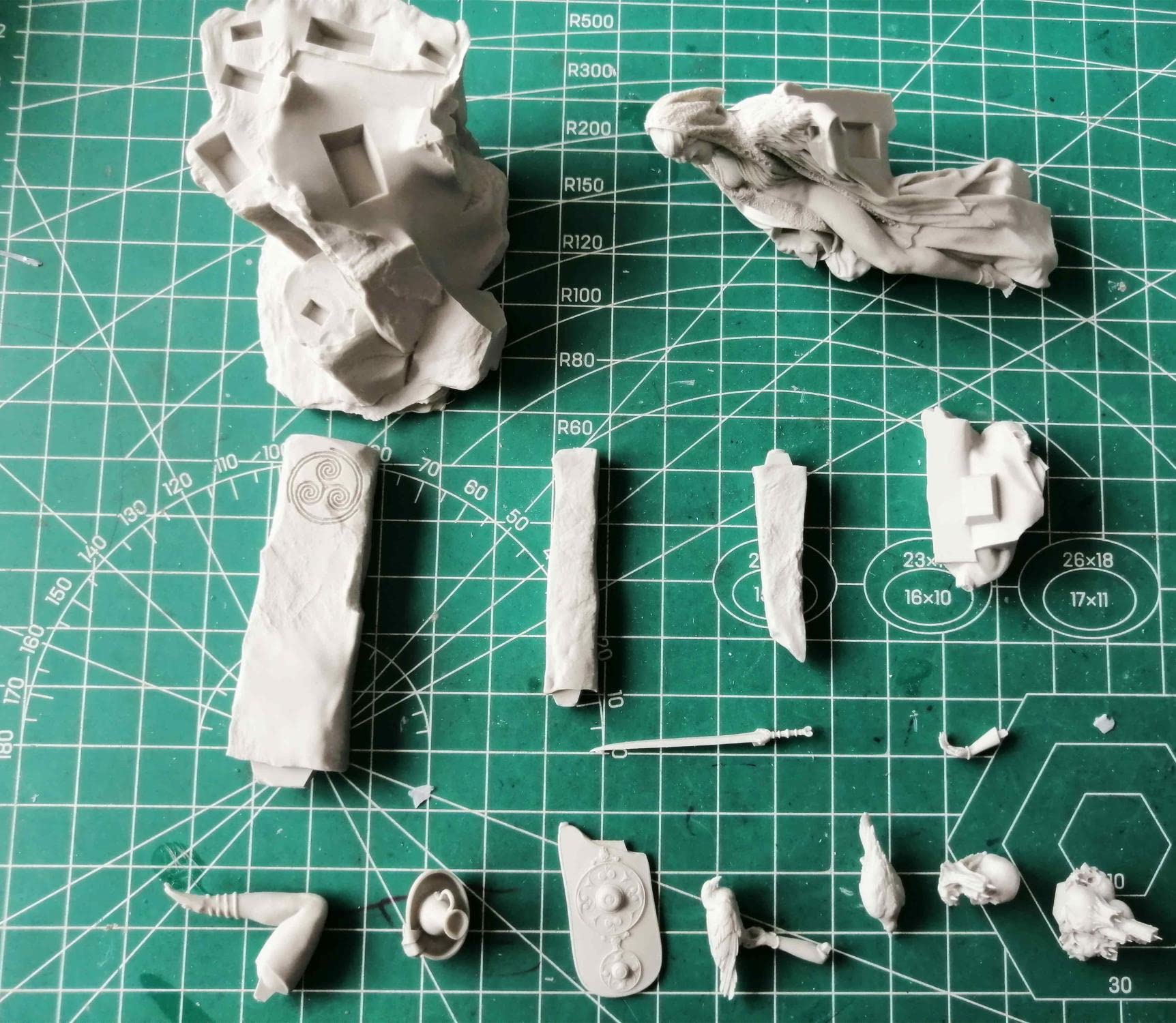 Kits de Modelo de Figura de Resina 1/24 GK Kit sin Montar y sin Pintar S329