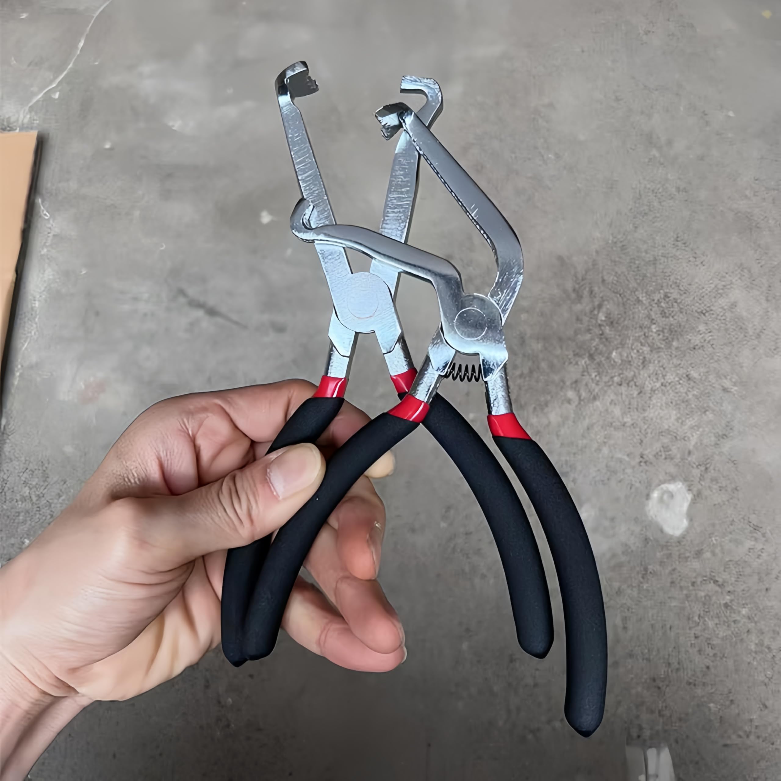 Juego de herramientas de desconexión de conectores eléctricos automotrices, opciones de 2/3/4 piezas, alicates de acero de alto carbono, alicates de abrazadera de manguera, removedor de clips, para