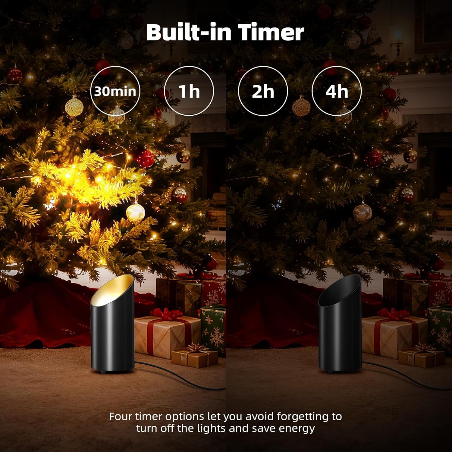 Wireless Battery-Operated Floor Can Lights - 6000K LED Up Lights with Timer and Remote , 3 Color Temperatures and Dimmable Uplighting Spotlights ,Ideal for Indoor Corners, Sofas, Plants, and Wall Art
