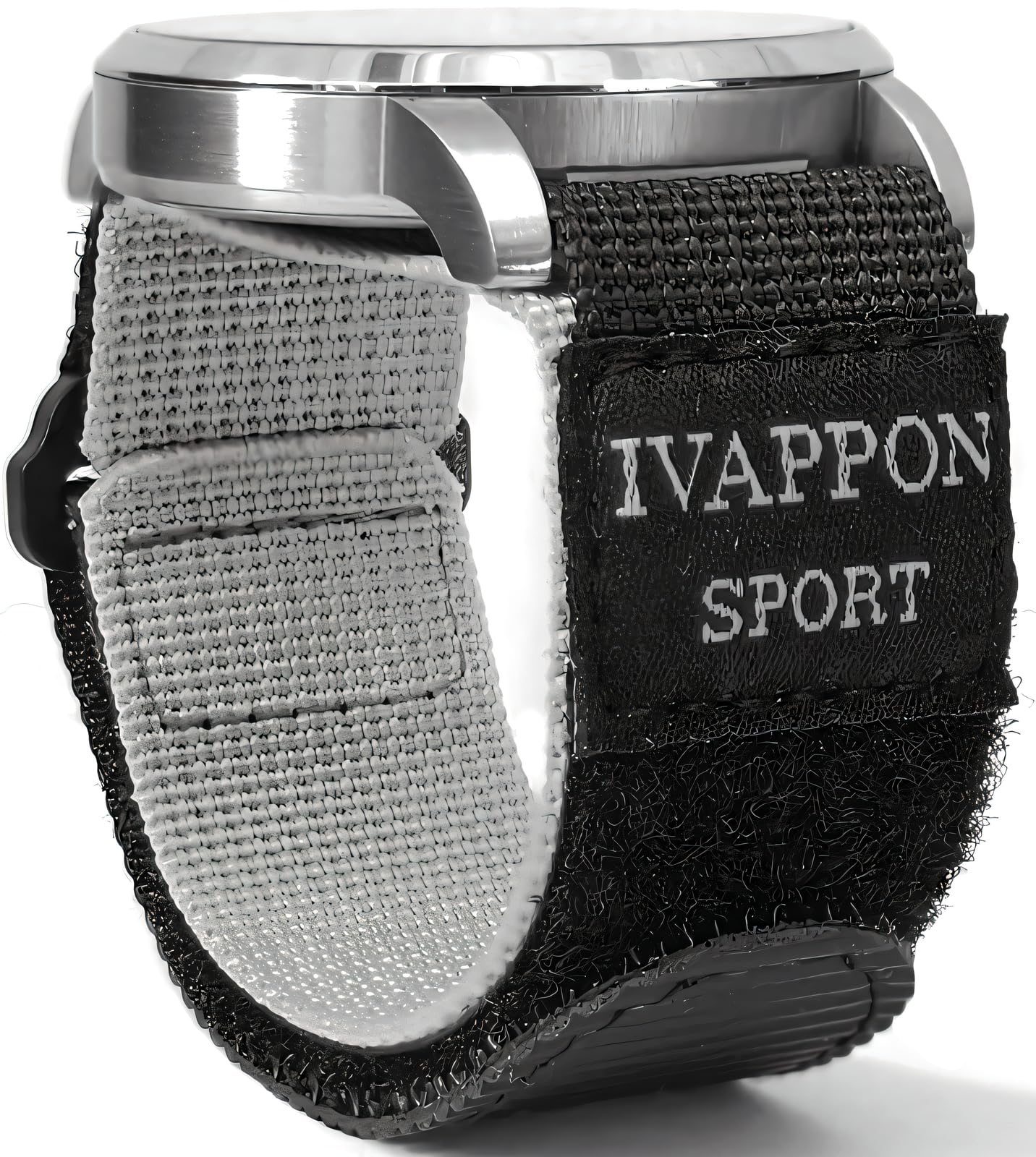 Sport Watch Band, Hook and Loop Nylon Strap, 18-22mm Width, Drop Prevention Design, Multiple Colors