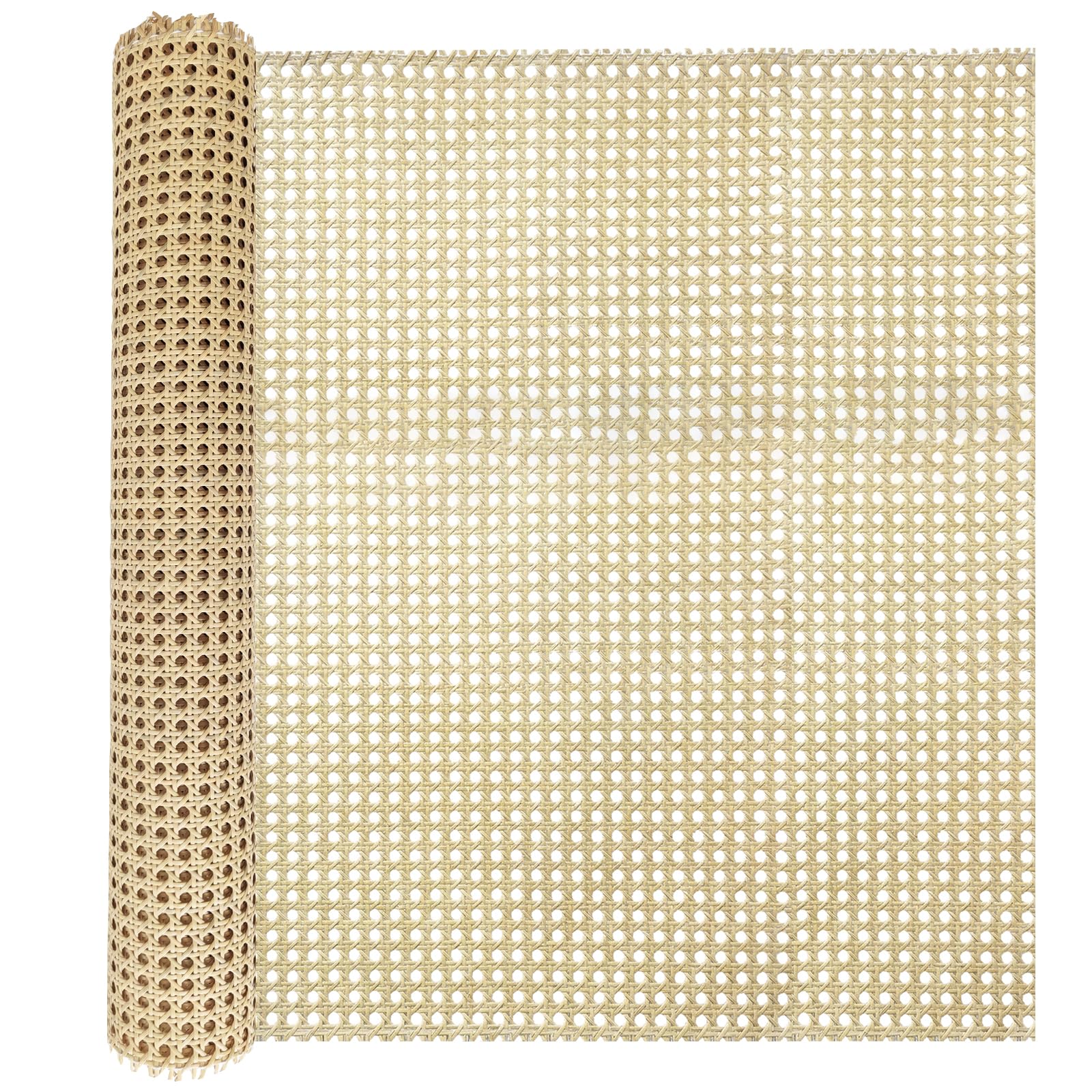 Selliner Rattan 24" X 6.6Ft Plastic Roll For Diy Projects And Furniture Upgrades