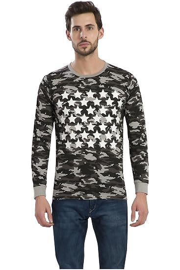 Buy Alan Jones Army Printed Men's Round 