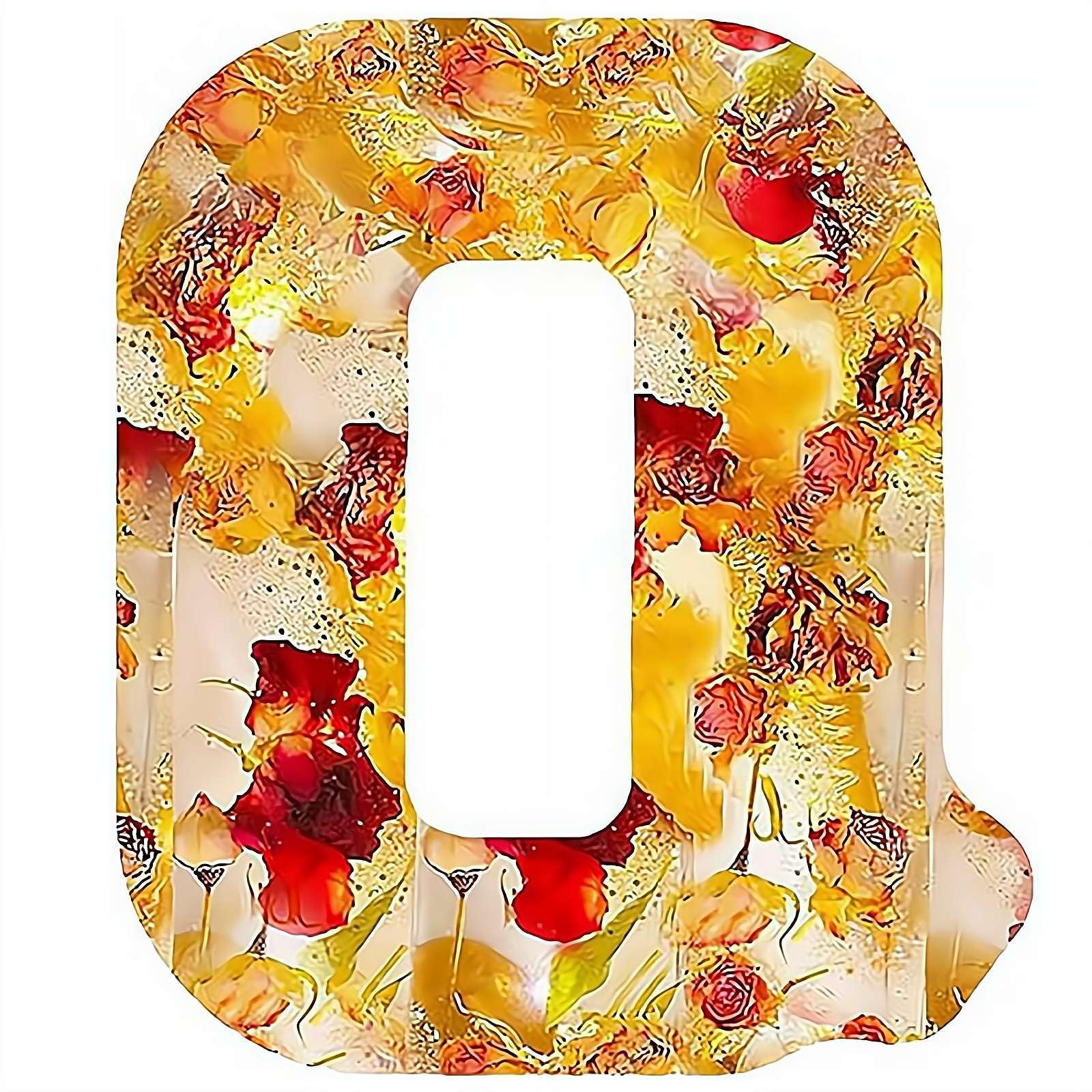 Resin Ornament Kit, Resin Letters with Flowers, Dried Floral Resi N Night Light Letter with LED Lights, Endless Custom Decor Possibilities (Q)