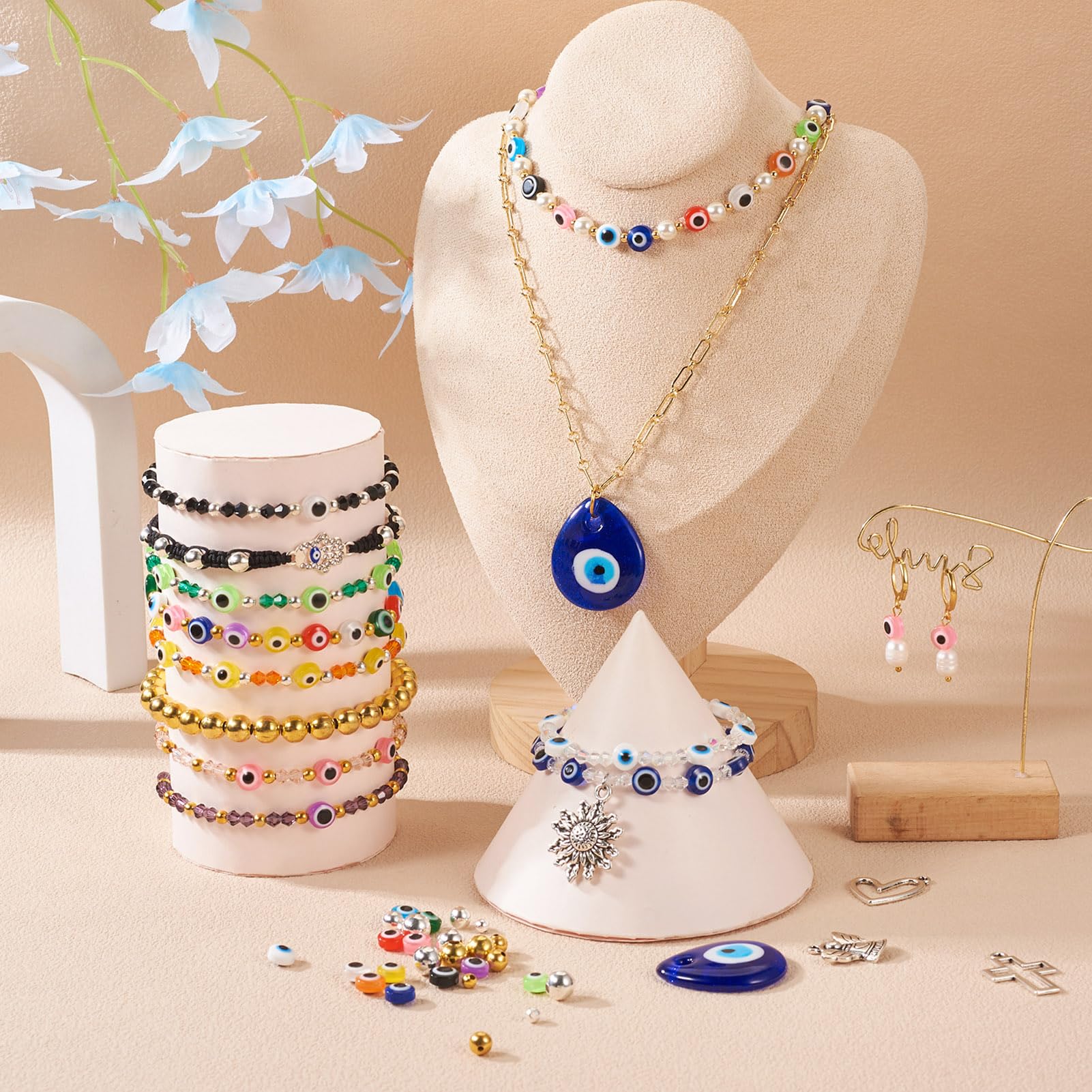 TSLBW Kit De Bracelets D'Halloween à Faire Soi-même Avec Perles De