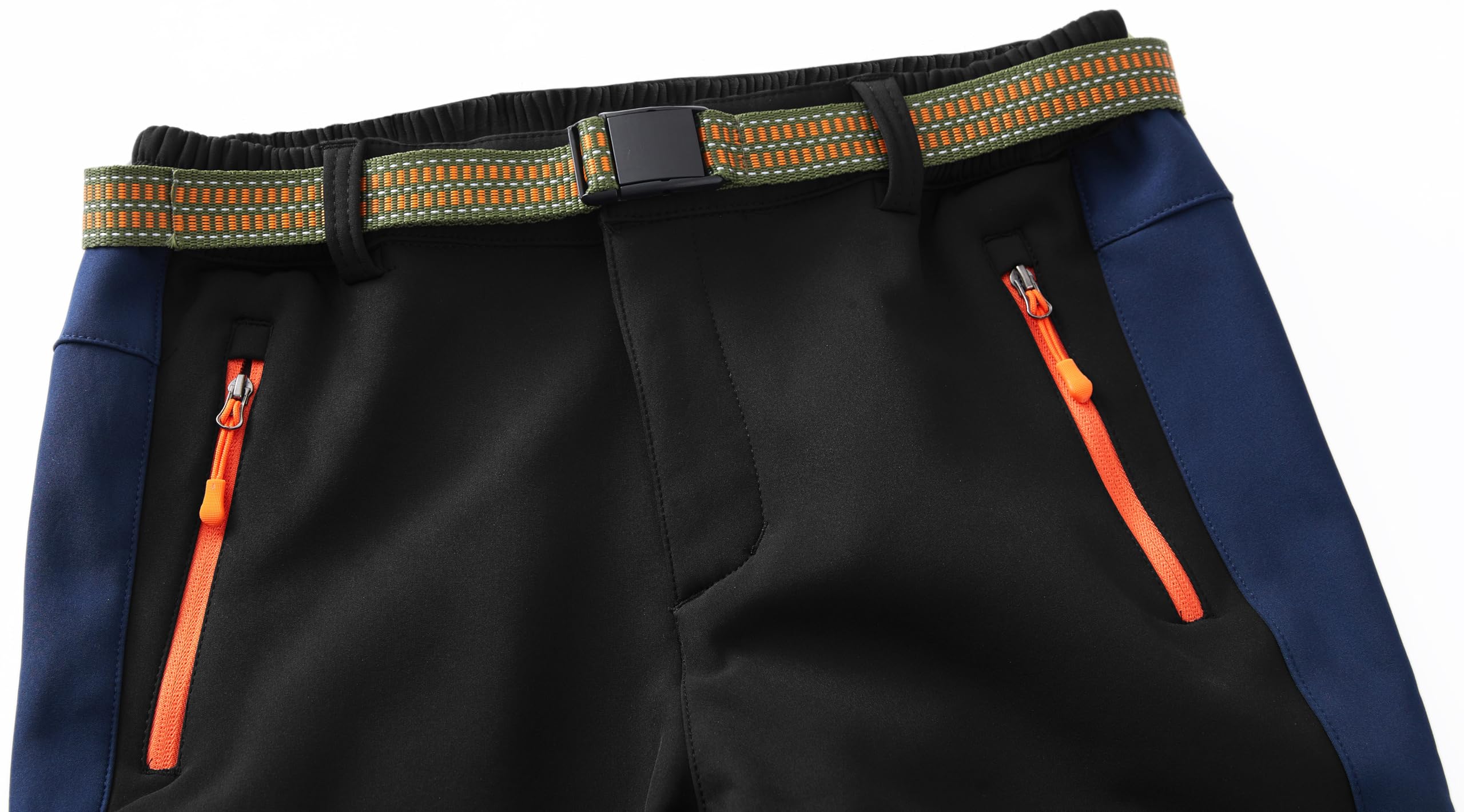 Pantaloni Sci Neve Bambino Impermeabili Invernali Pantaloni Termici Caldo Foderati in Pile Pantaloni Trekking Softshell